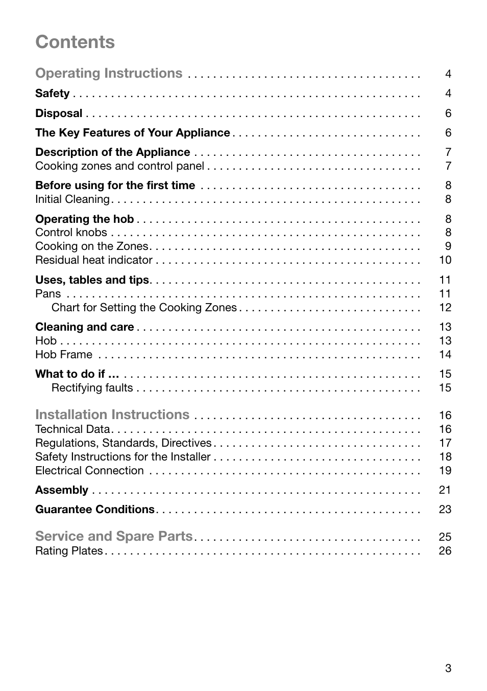 Electrolux U24254 EHP6602K User Manual | Page 3 / 28