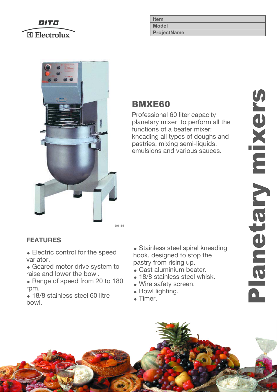 Electrolux 601527 User Manual | 4 pages