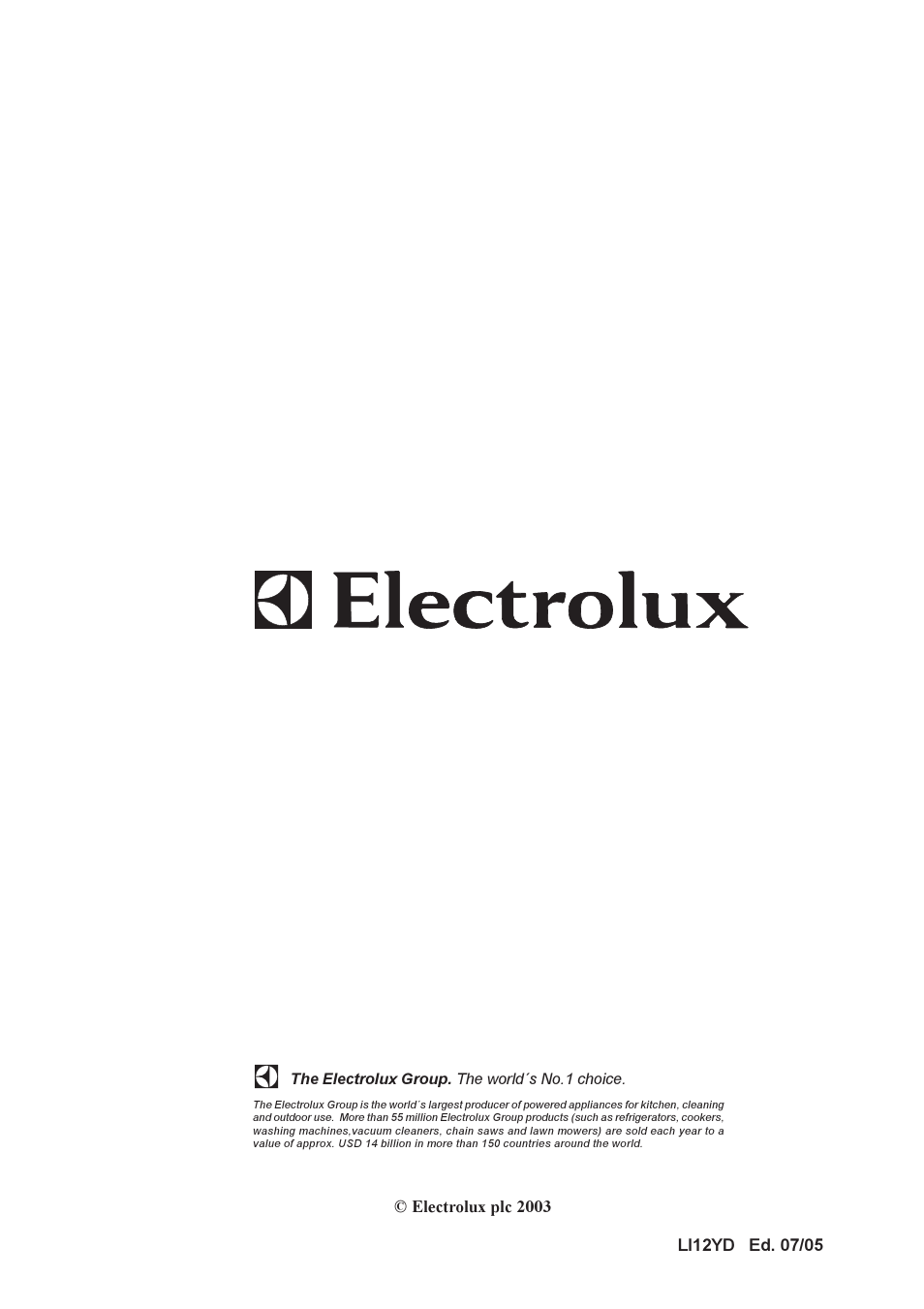 Electrolux U30311 CH 700 User Manual | Page 16 / 16