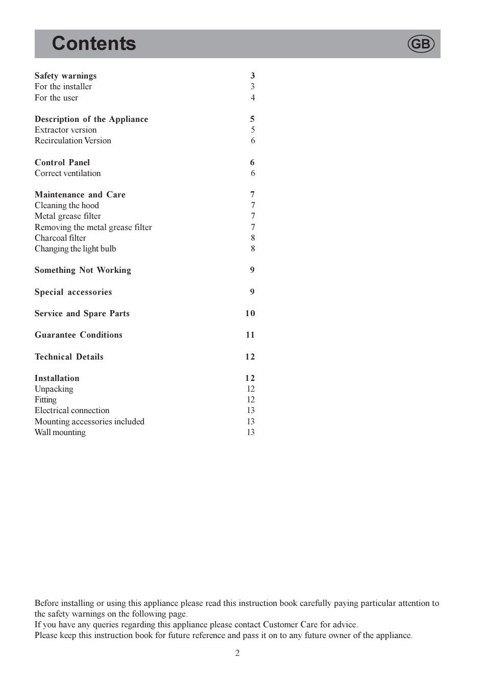 Electrolux U30311 CH 700 User Manual | Page 2 / 16