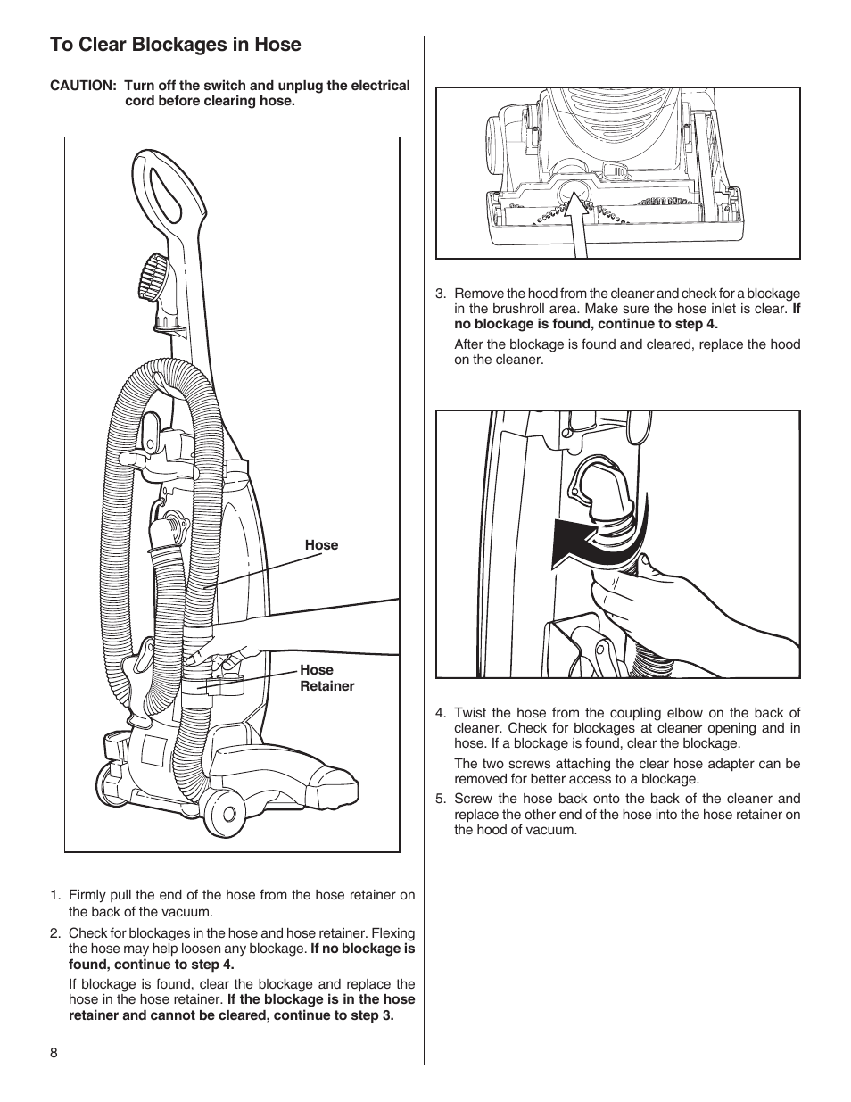 Electrolux Z2250 series User Manual | Page 8 / 12