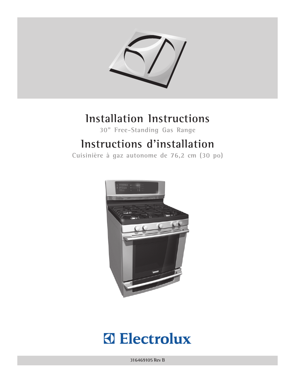 Electrolux 316469105 User Manual | 12 pages