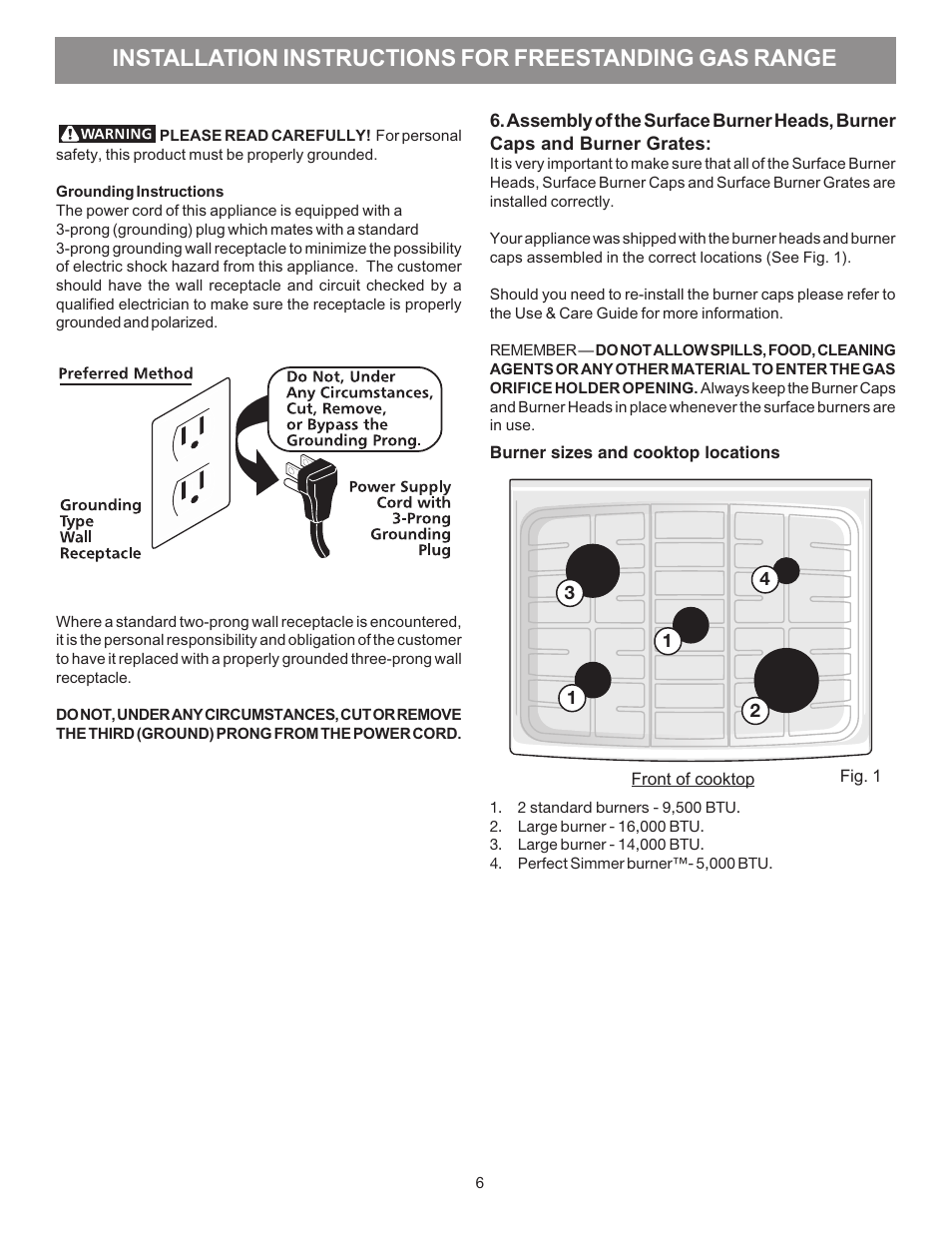 Electrolux 316469105 User Manual | Page 8 / 12