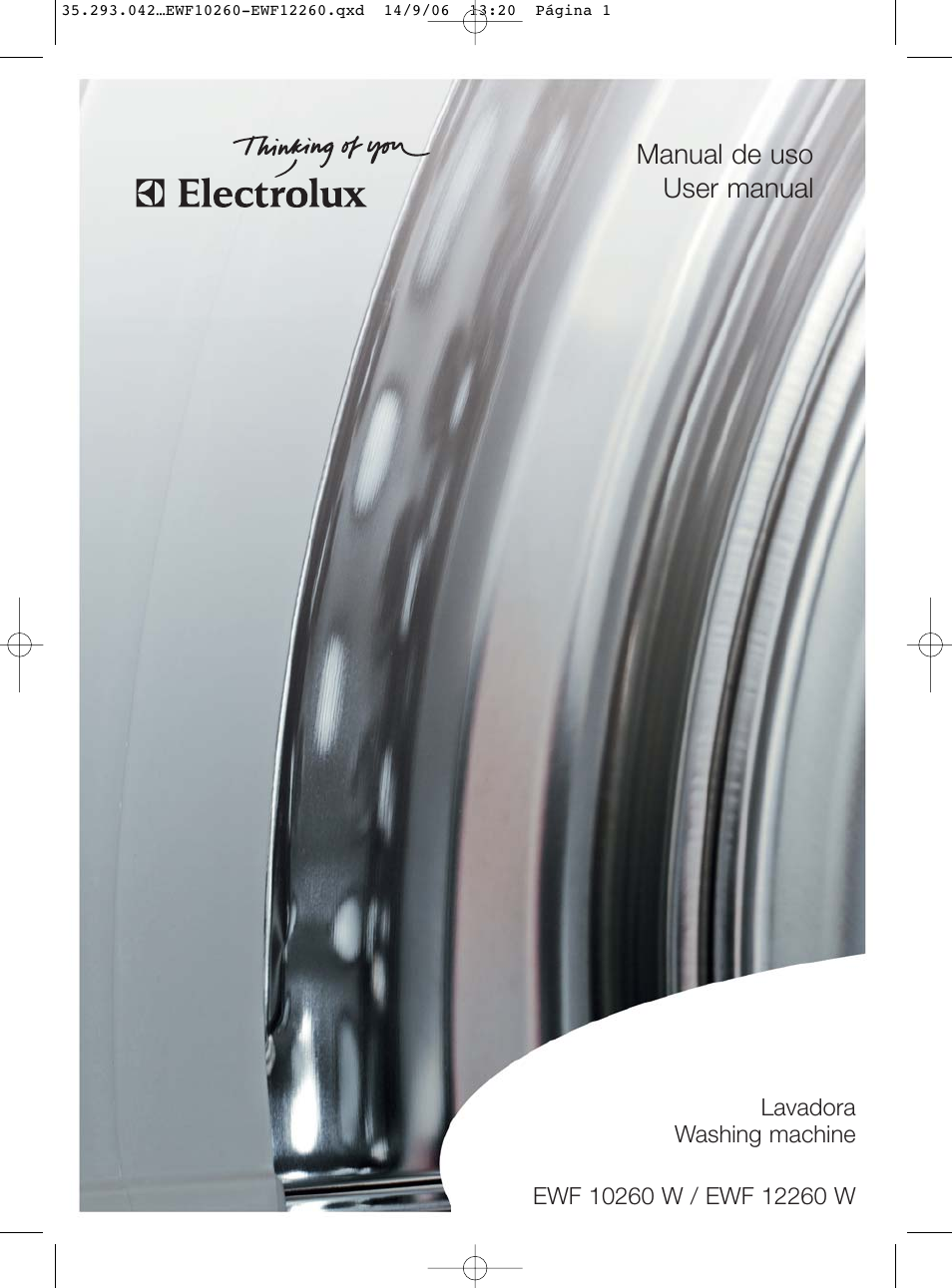 Electrolux EWF 10260 W User Manual | 39 pages