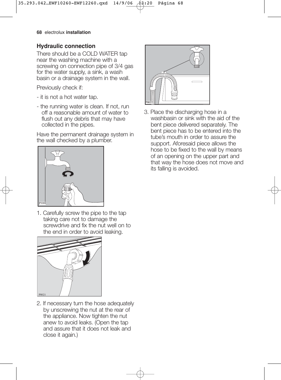 Electrolux EWF 10260 W User Manual | Page 32 / 39