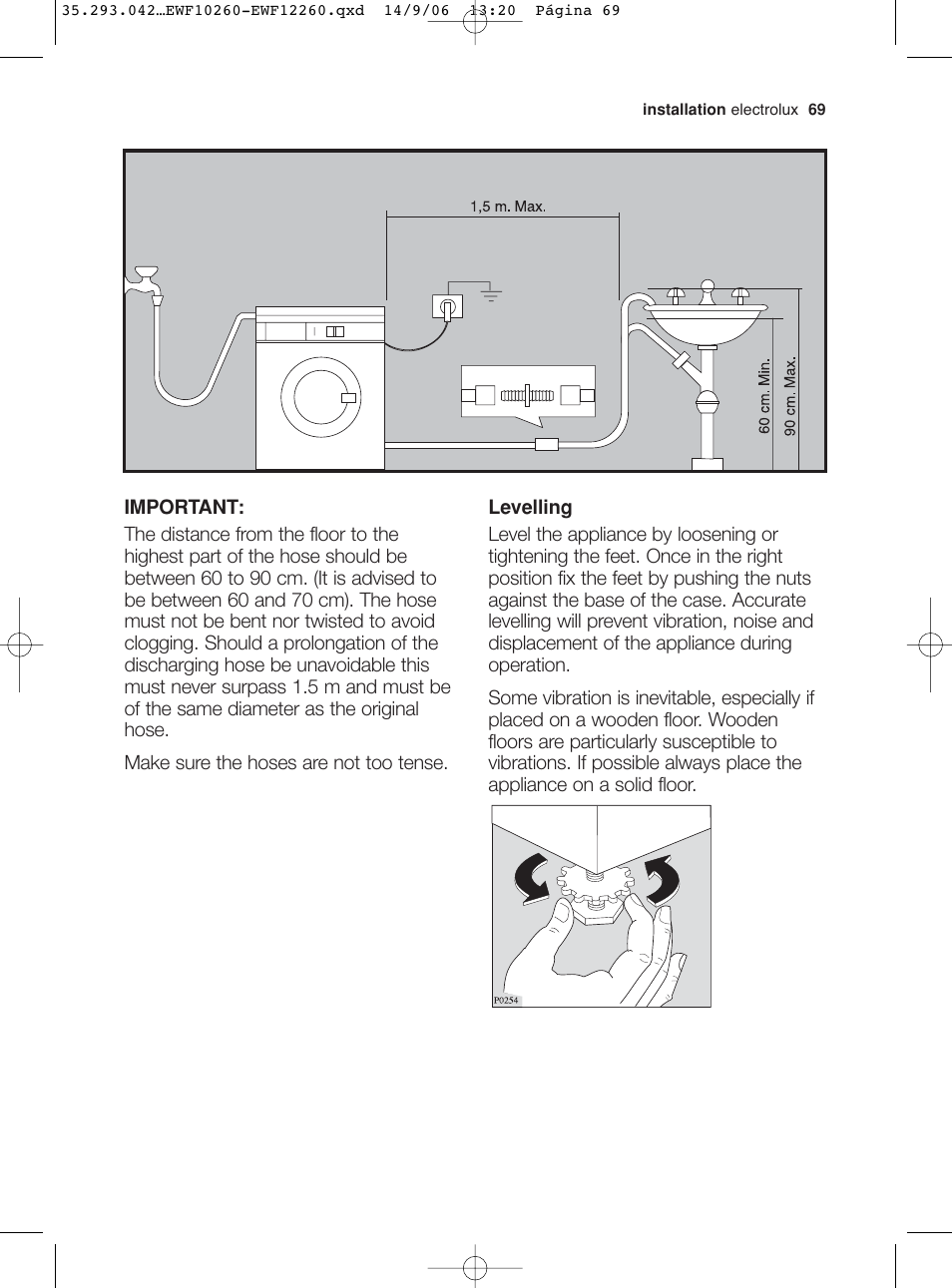 Electrolux EWF 10260 W User Manual | Page 33 / 39