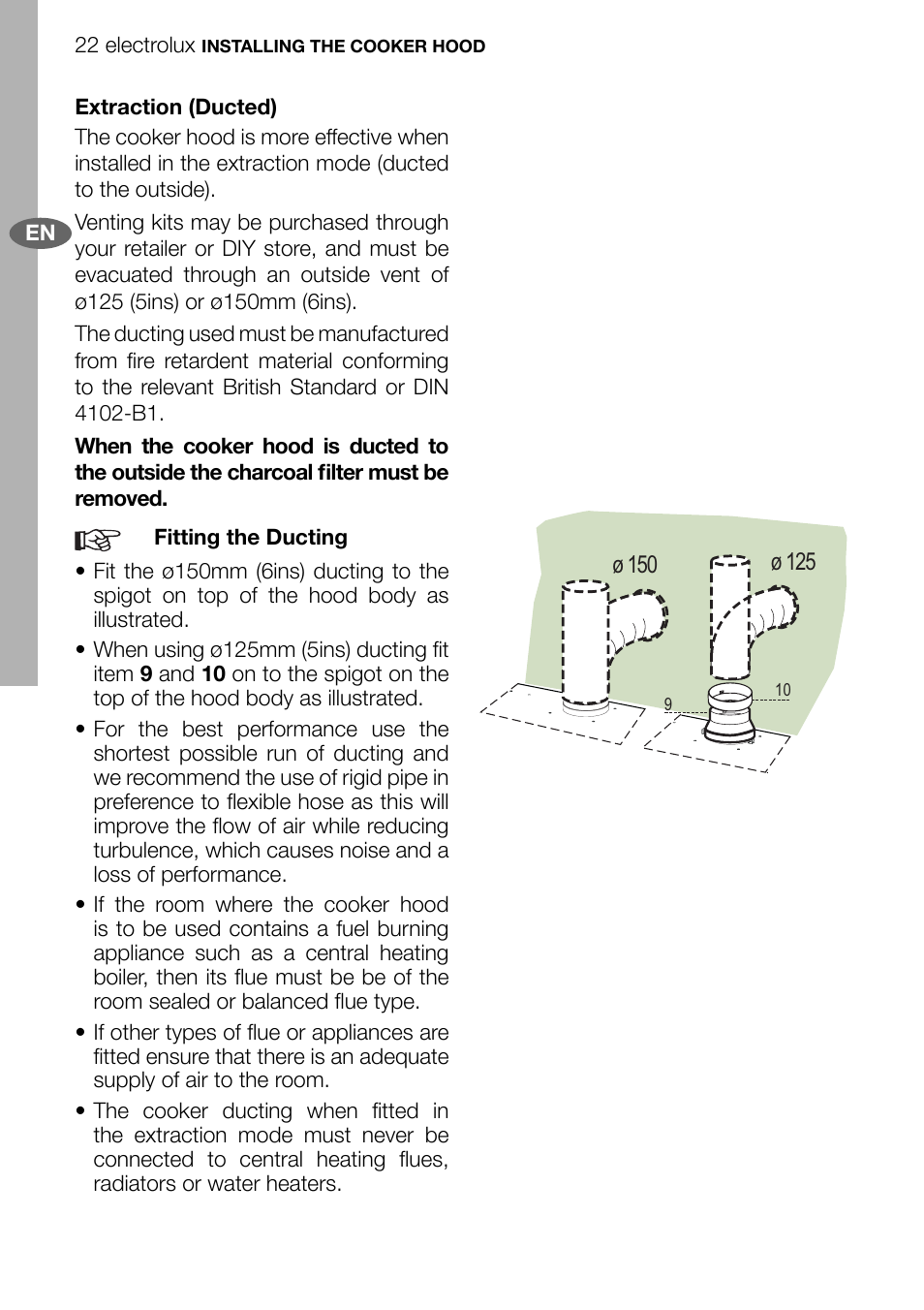 Electrolux EFC70011 User Manual | Page 22 / 28