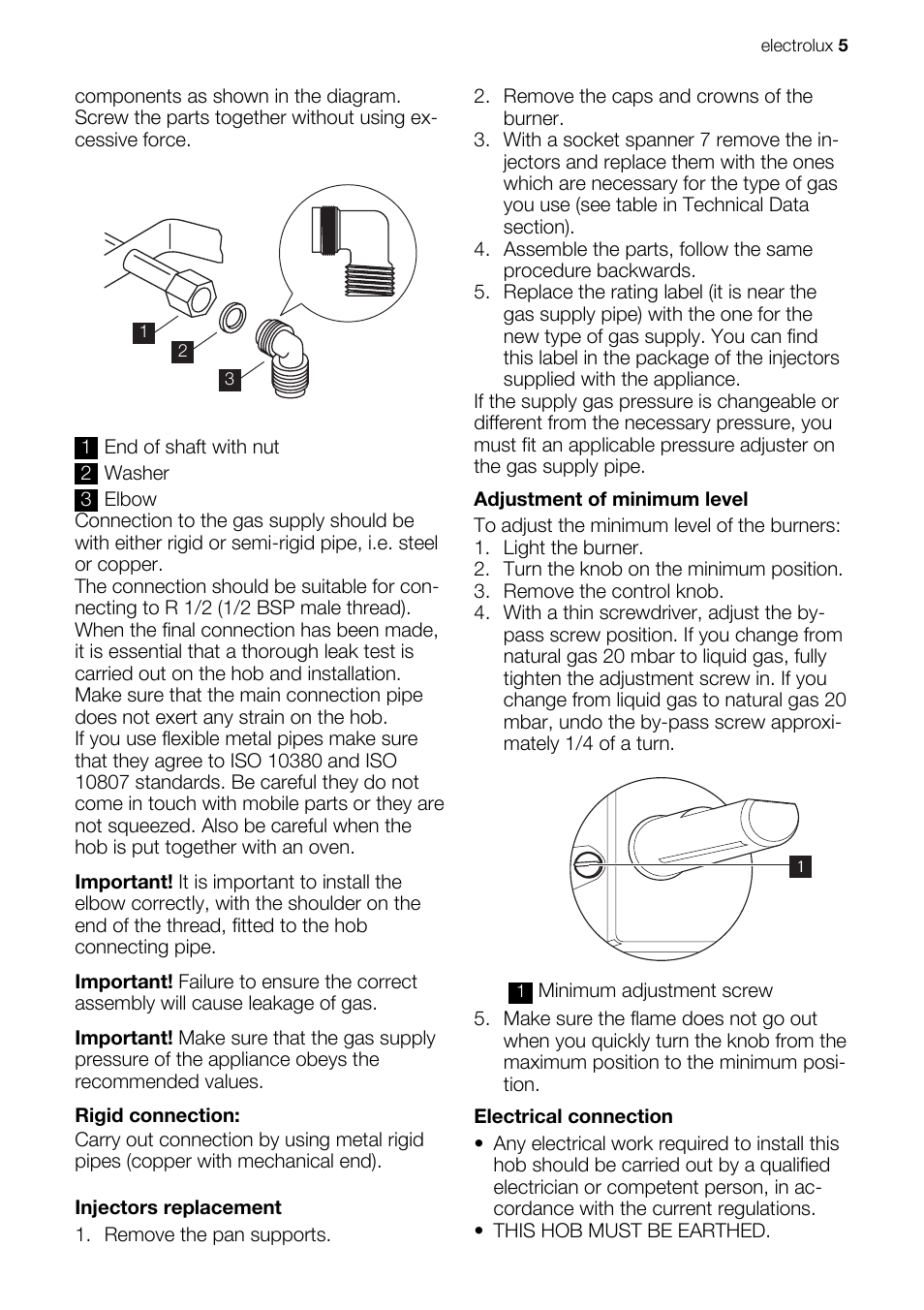 Electrolux EHG60412 User Manual | Page 5 / 16