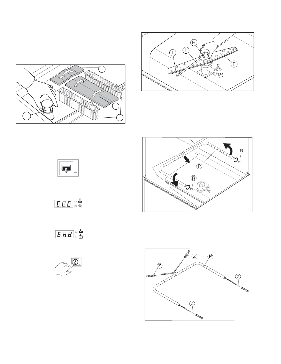 D4 end of work and daily cleaning, Wc d e | Electrolux 506030 User Manual | Page 16 / 20