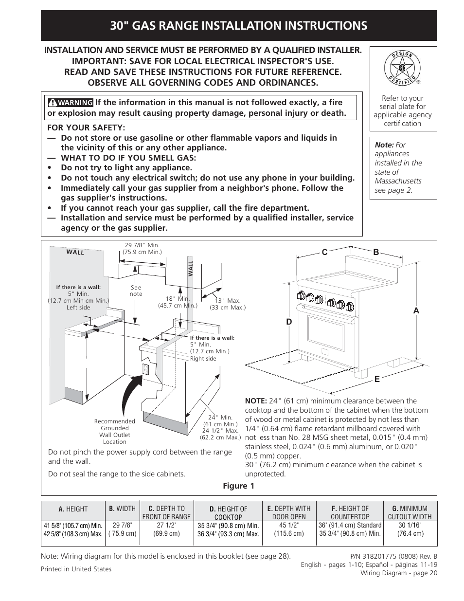 Electrolux 318201775 User Manual | 20 pages