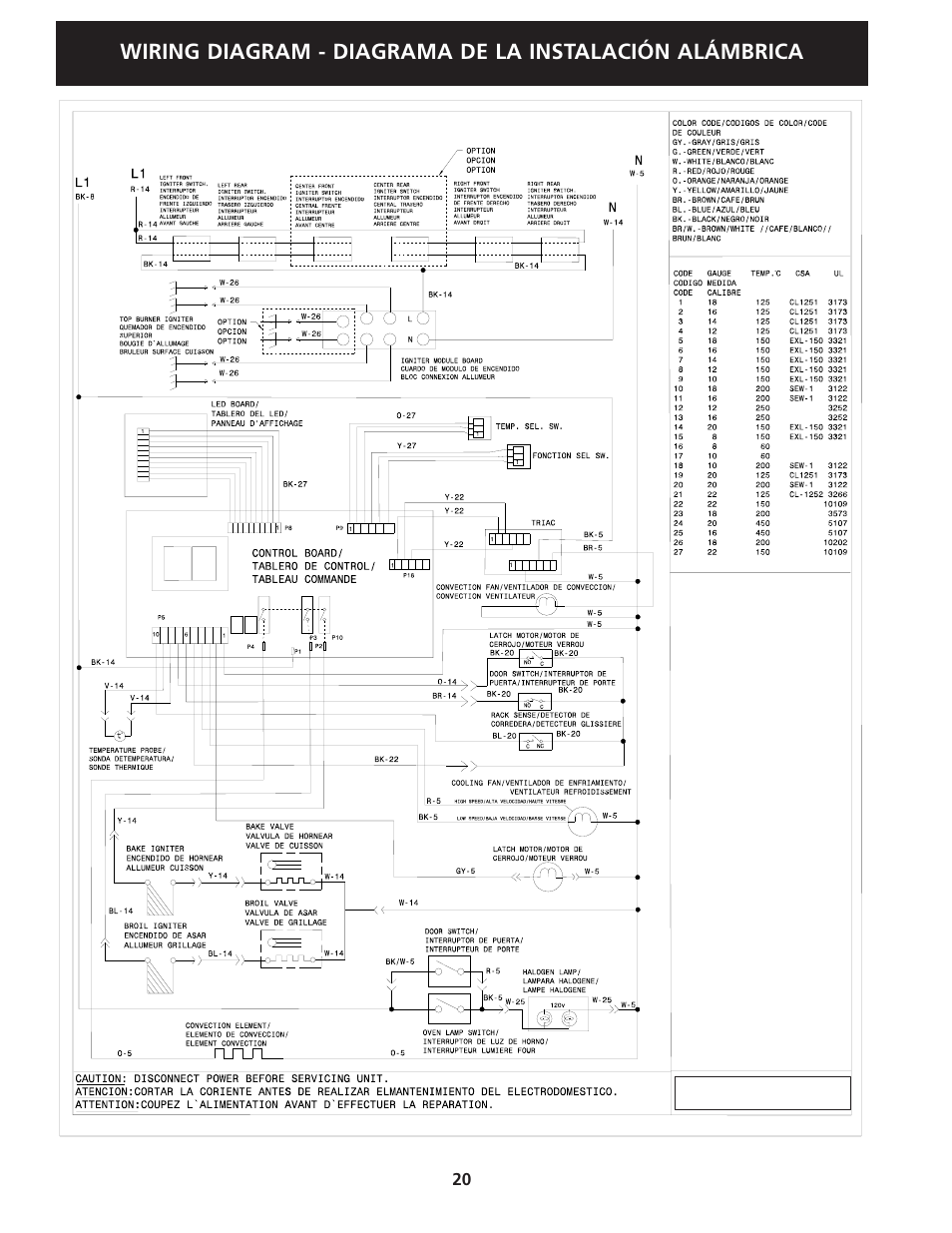 Electrolux 318201775 User Manual | Page 20 / 20