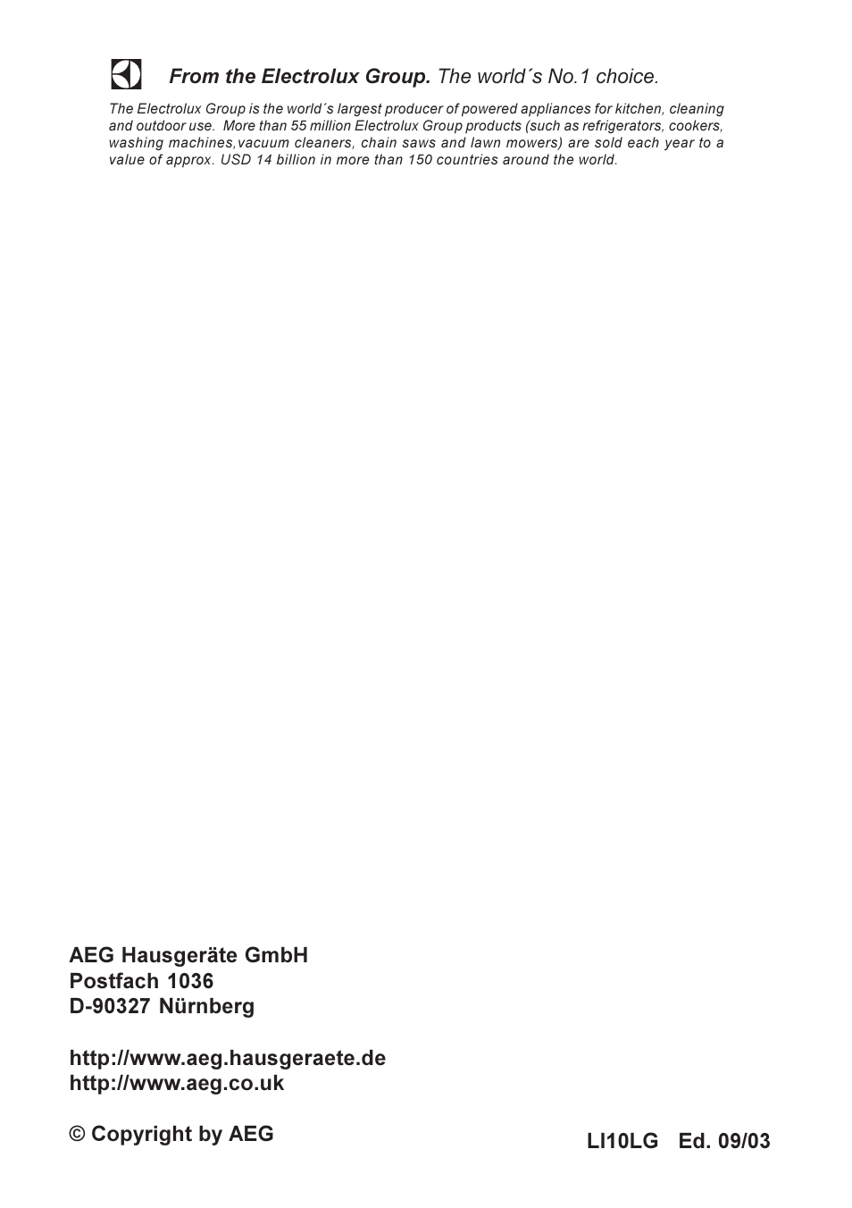 Electrolux CHDD 8890 User Manual | Page 17 / 17