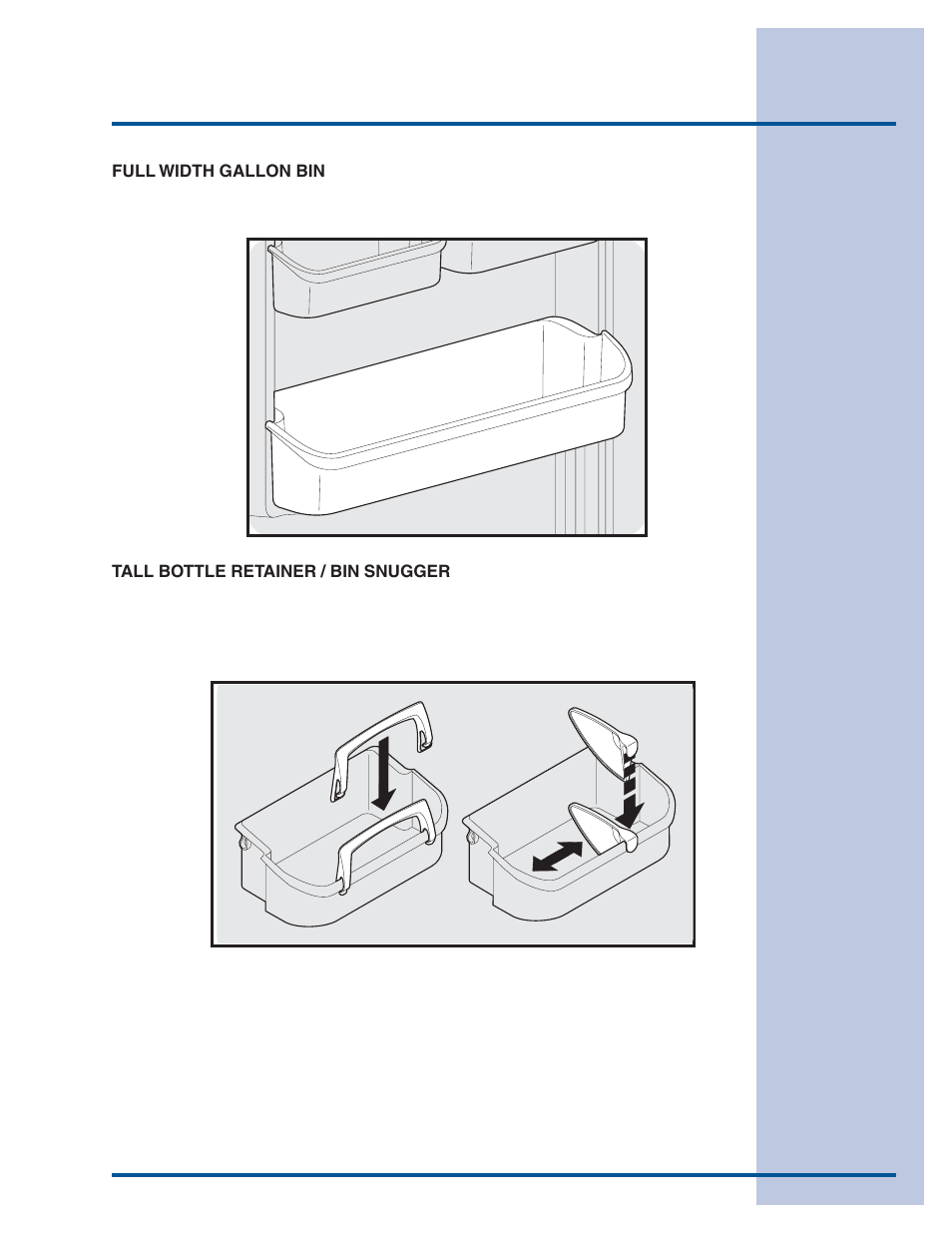 Refrigerator features | Electrolux 297122800 (0608) User Manual | Page 13 / 22