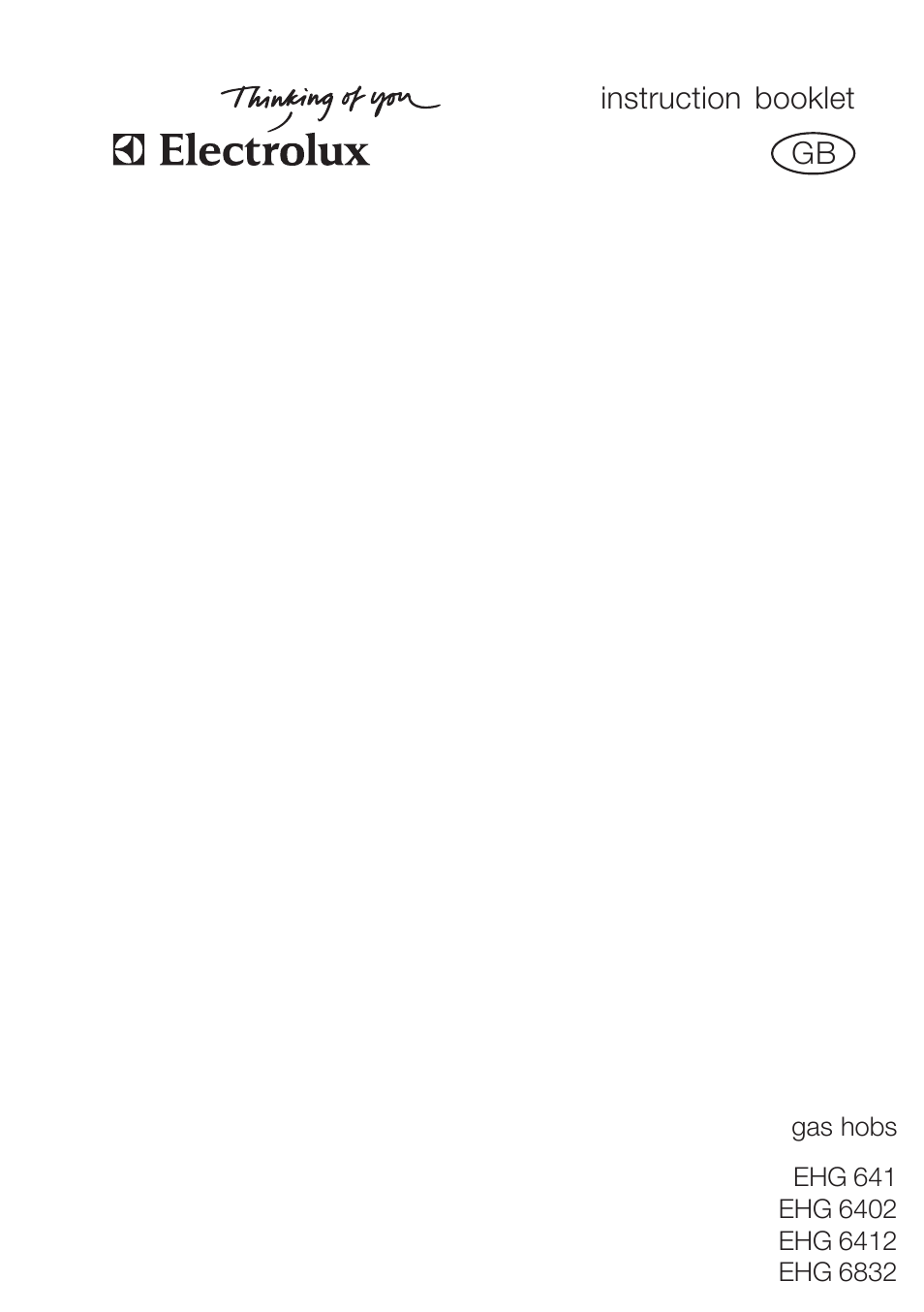 Electrolux EHG 6402 User Manual | 36 pages