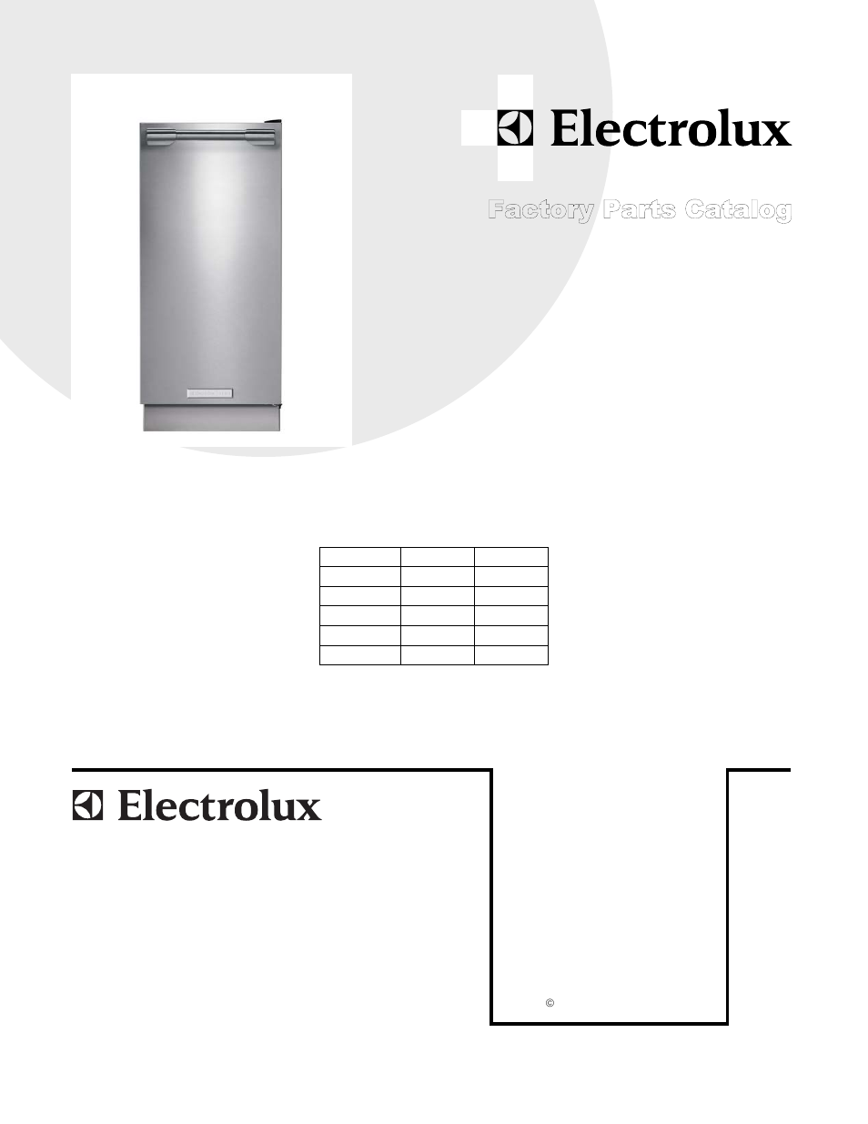 Electrolux E15TC75HP User Manual | 4 pages