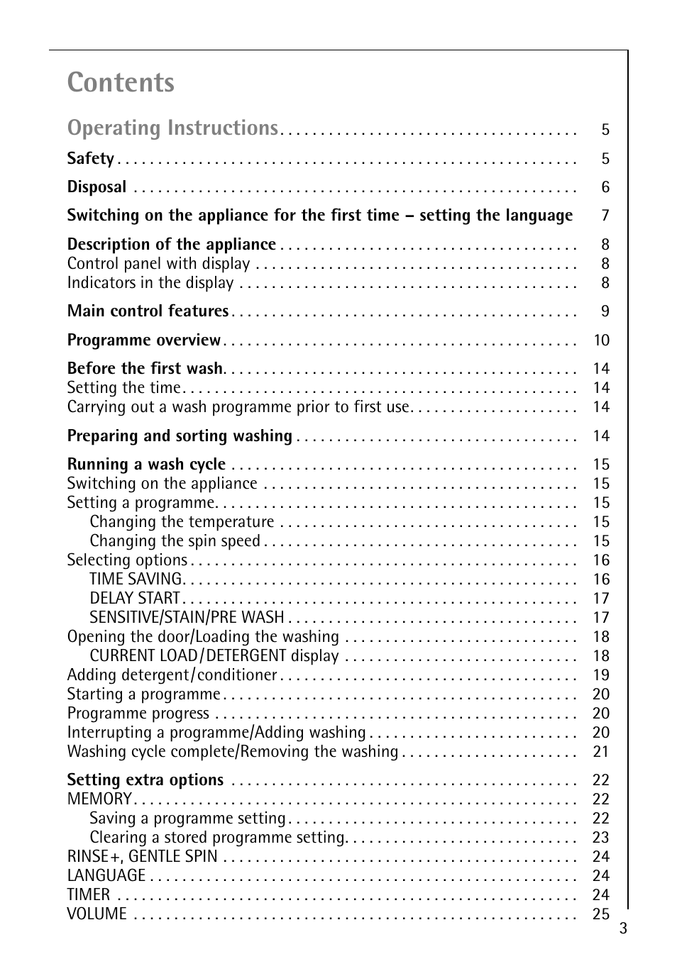 Electrolux 1610 User Manual | Page 3 / 44