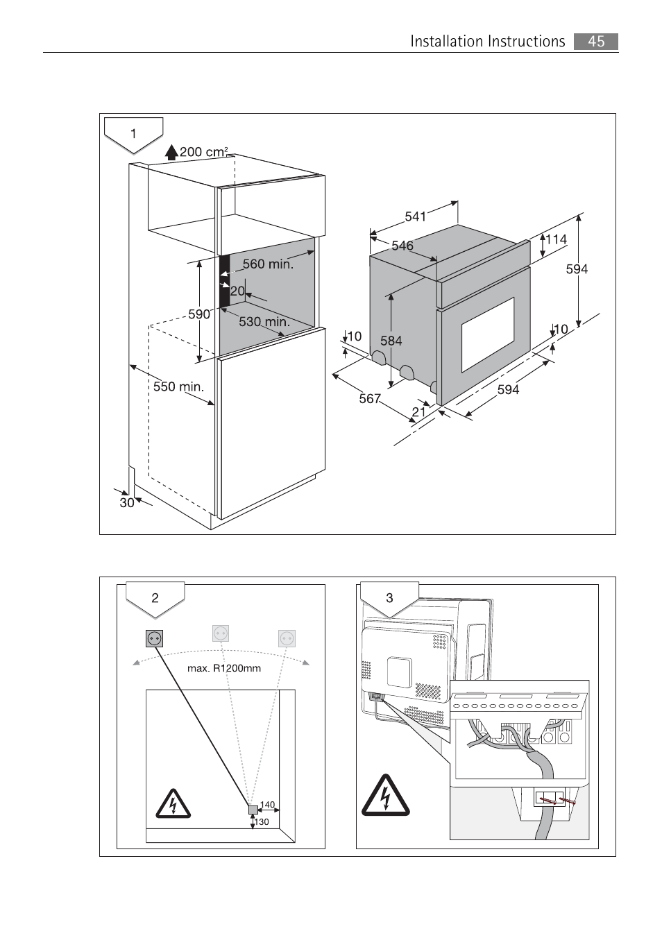 Electrolux B2100-5 User Manual | Page 45 / 52