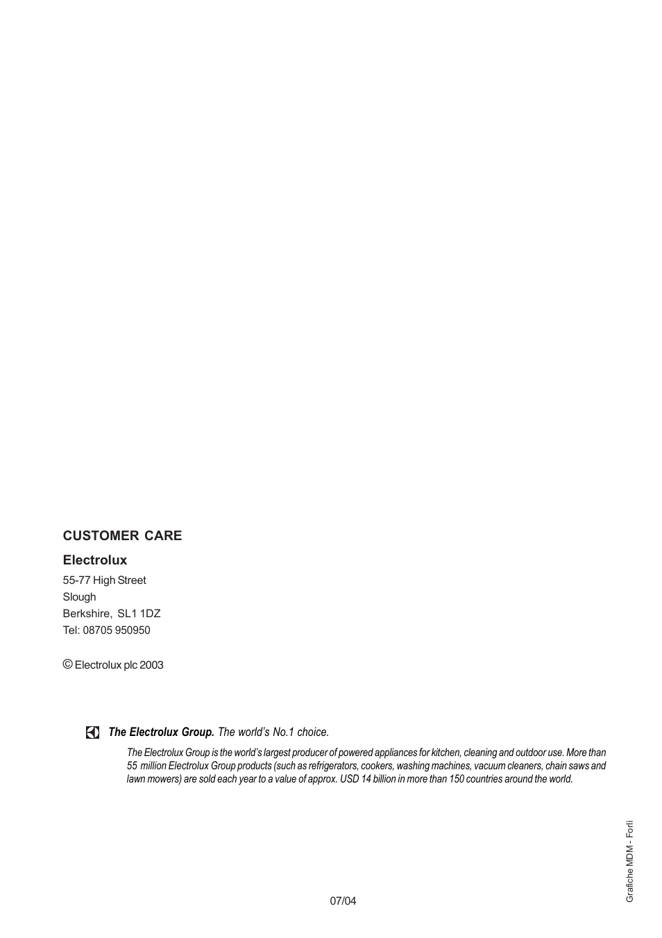 Electrolux EHG 7763 User Manual | Page 16 / 16