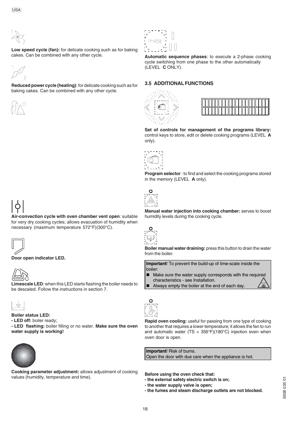Electrolux Air-O-Convect 269091 User Manual | Page 18 / 30