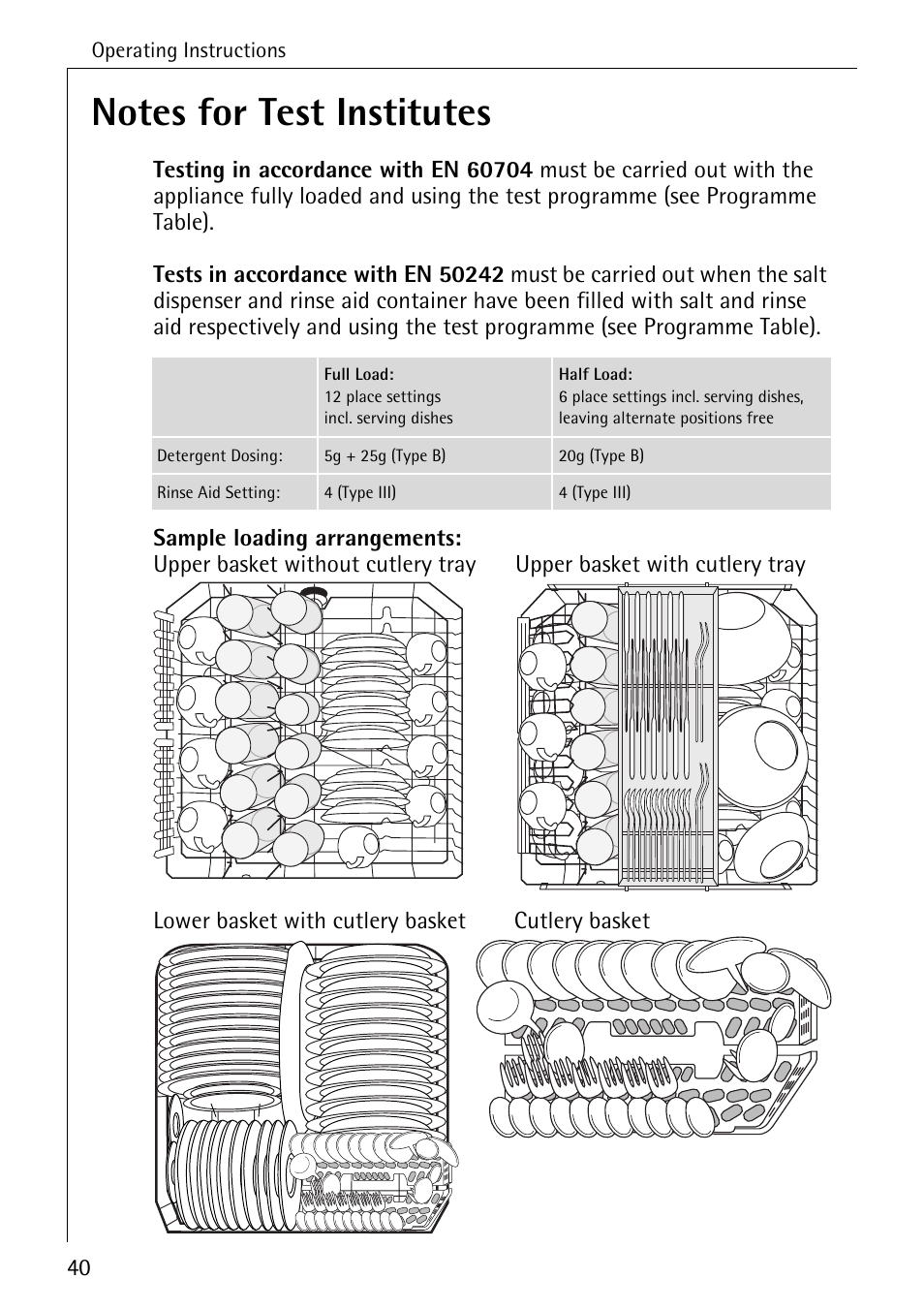 Electrolux 60830 User Manual | Page 40 / 52