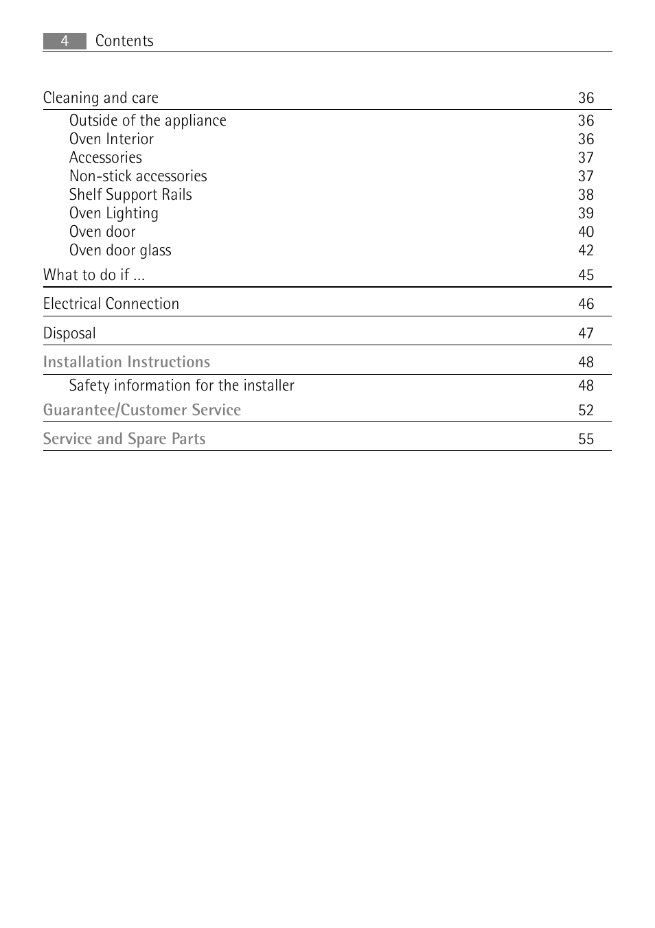 Electrolux B3101-5 User Manual | Page 4 / 56