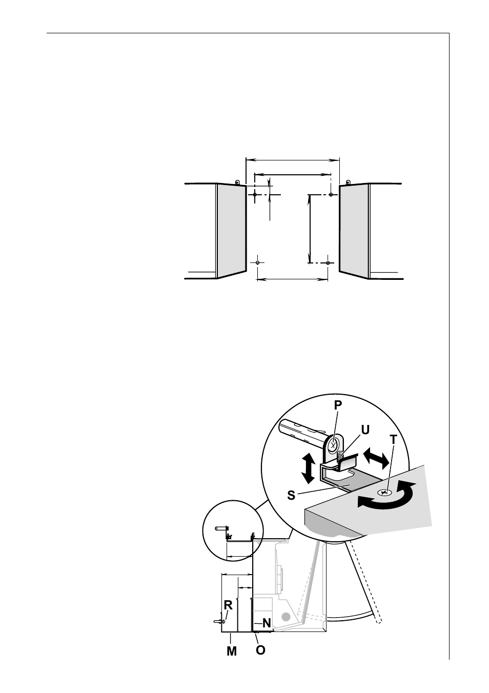 Installing the hood to the wall | Electrolux DE 3160 User Manual | Page 16 / 19