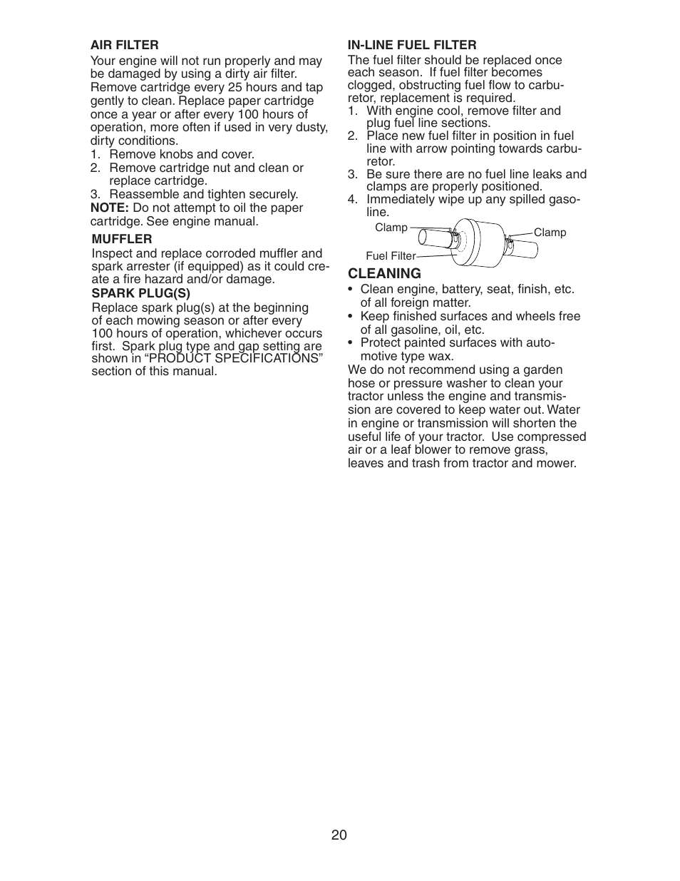 Electrolux AG15538A User Manual | Page 20 / 32