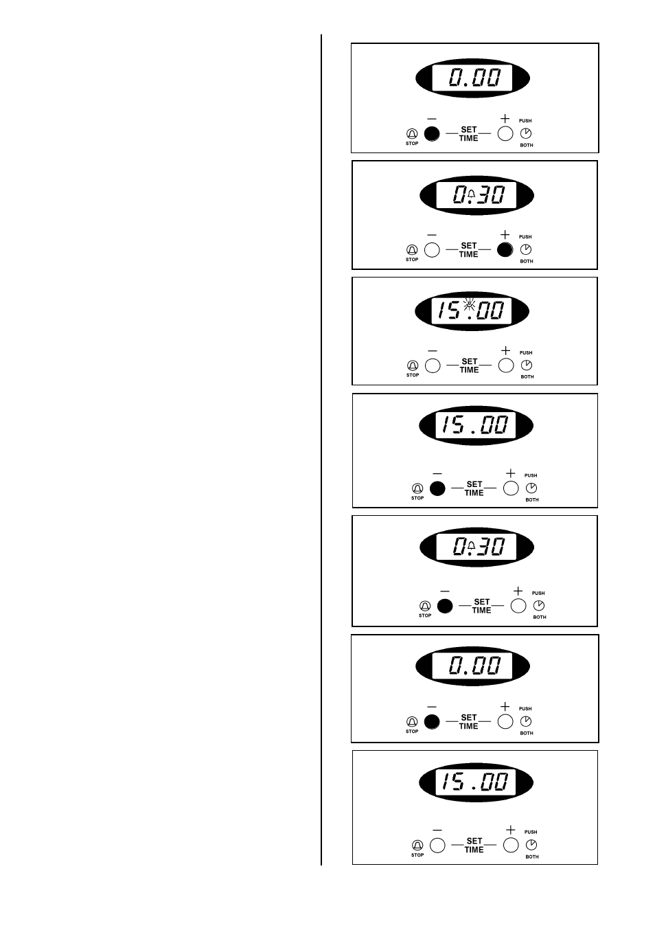 12 2) the minute minder, 3) to cancel the minute minder | Electrolux DDO60CE User Manual | Page 12 / 36