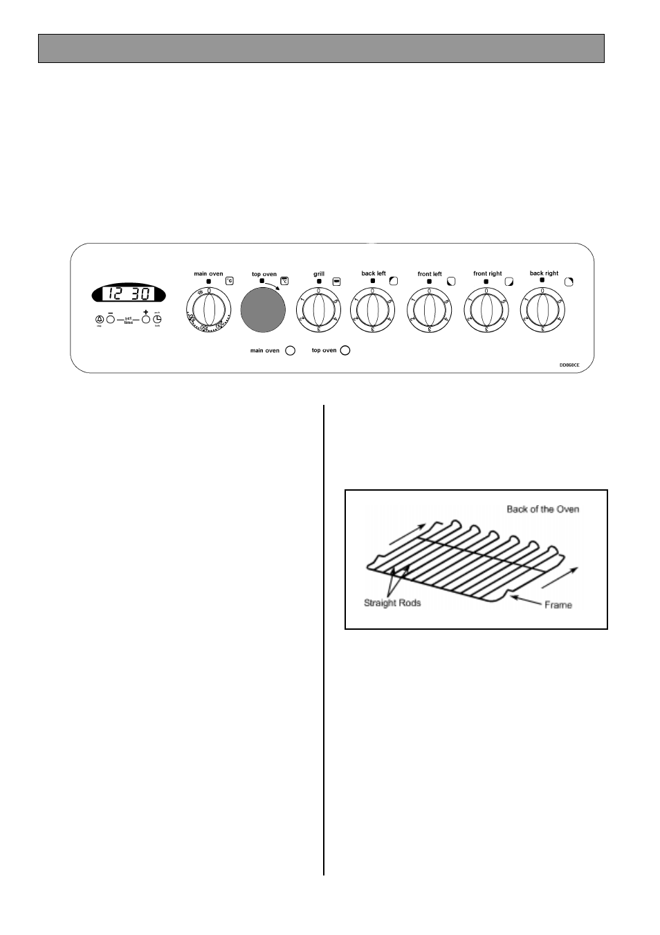 The top oven | Electrolux DDO60CE User Manual | Page 17 / 36