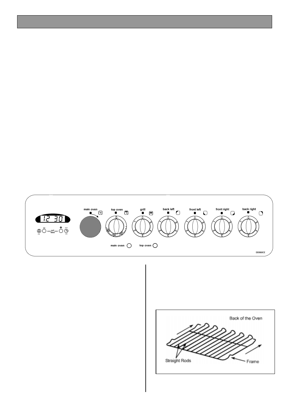 The main fan oven | Electrolux DDO60CE User Manual | Page 19 / 36