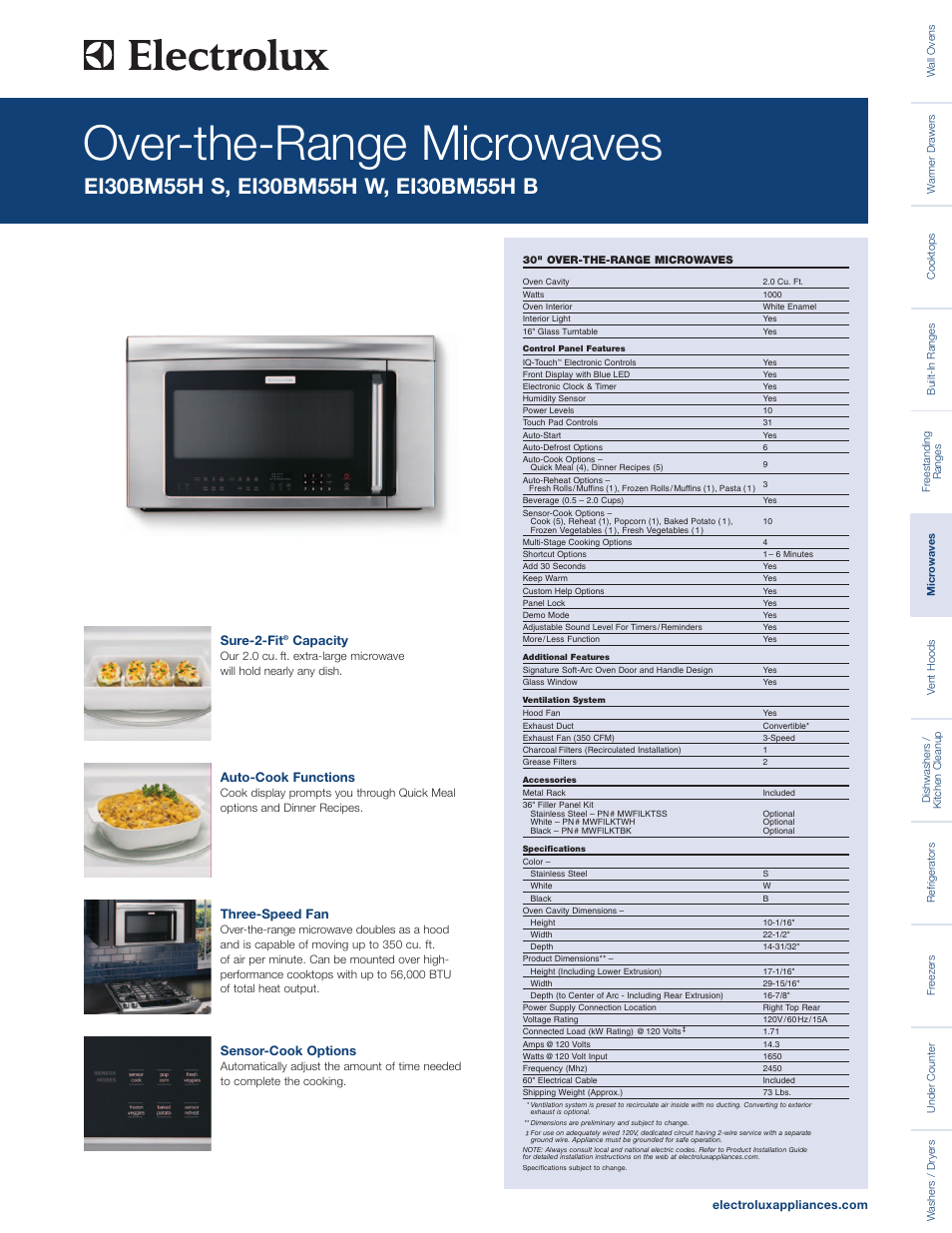 Electrolux EI30BM55HS User Manual | 2 pages