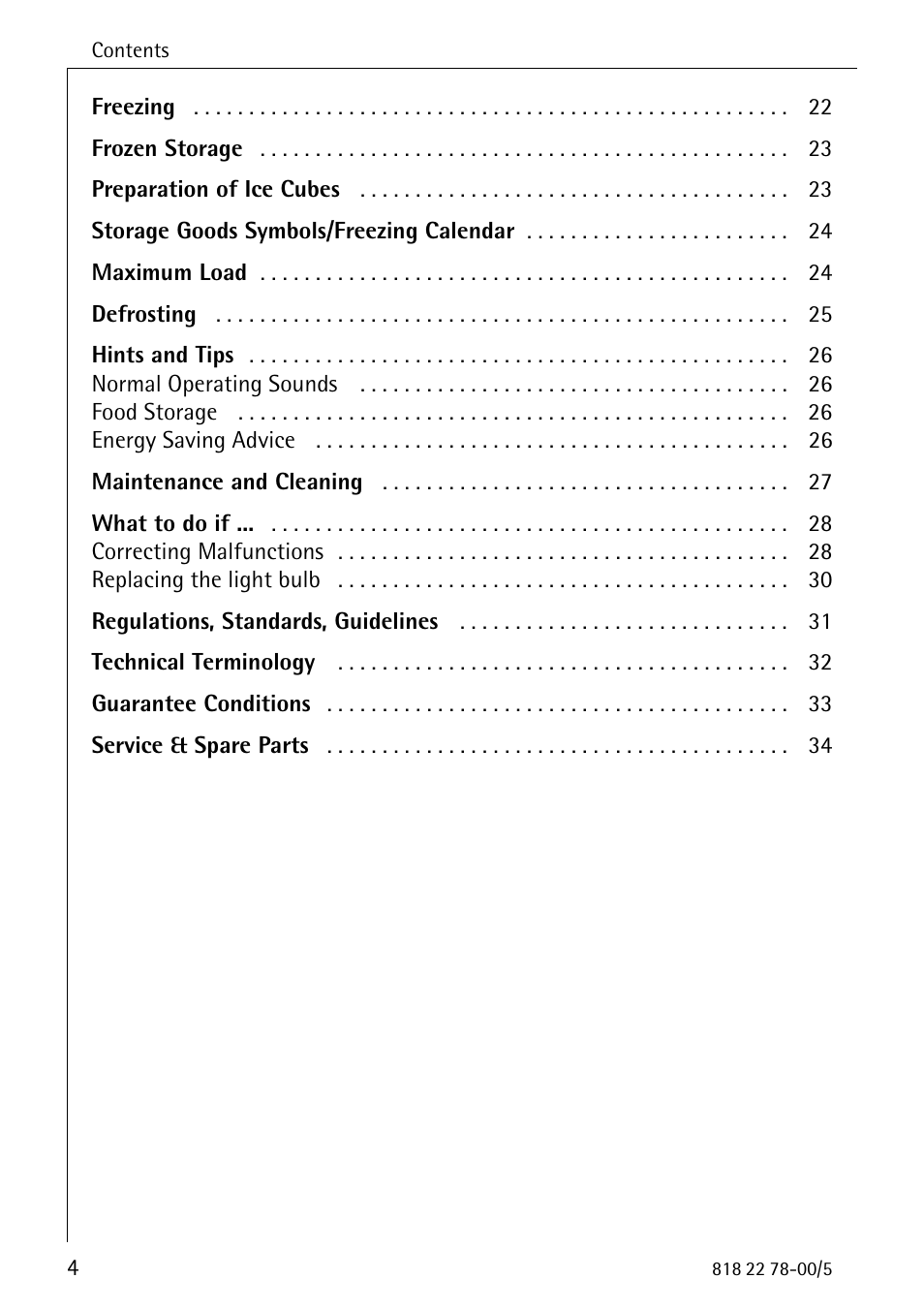 Electrolux 70310 GS User Manual | Page 4 / 36