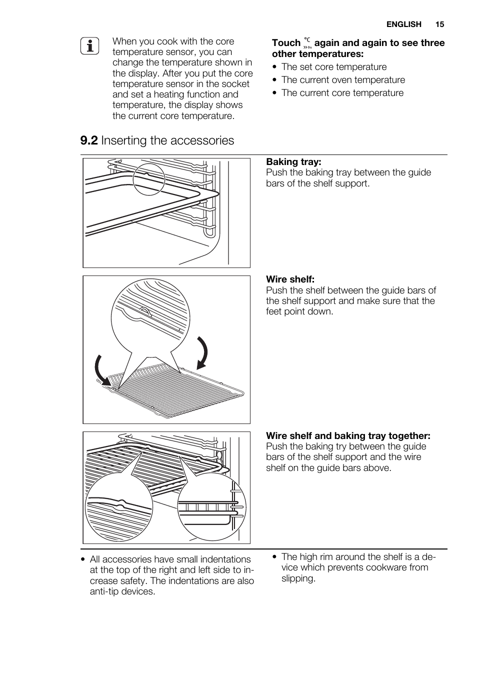 2 inserting the accessories | Electrolux EBGL70 User Manual | Page 15 / 28
