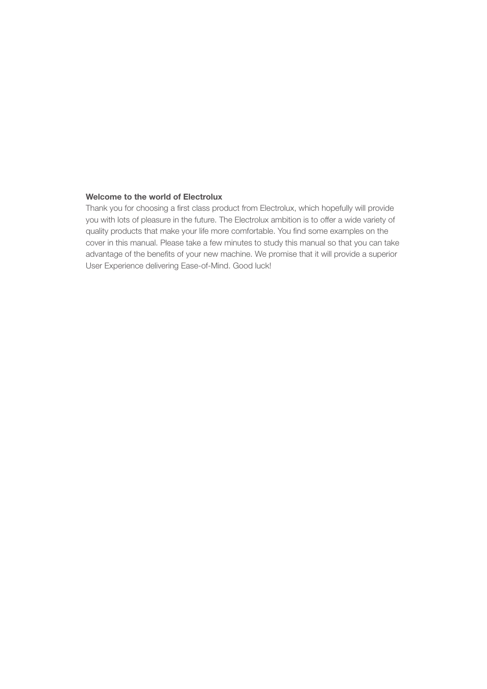 Electrolux U31175 LU4 9QQ User Manual | Page 4 / 27