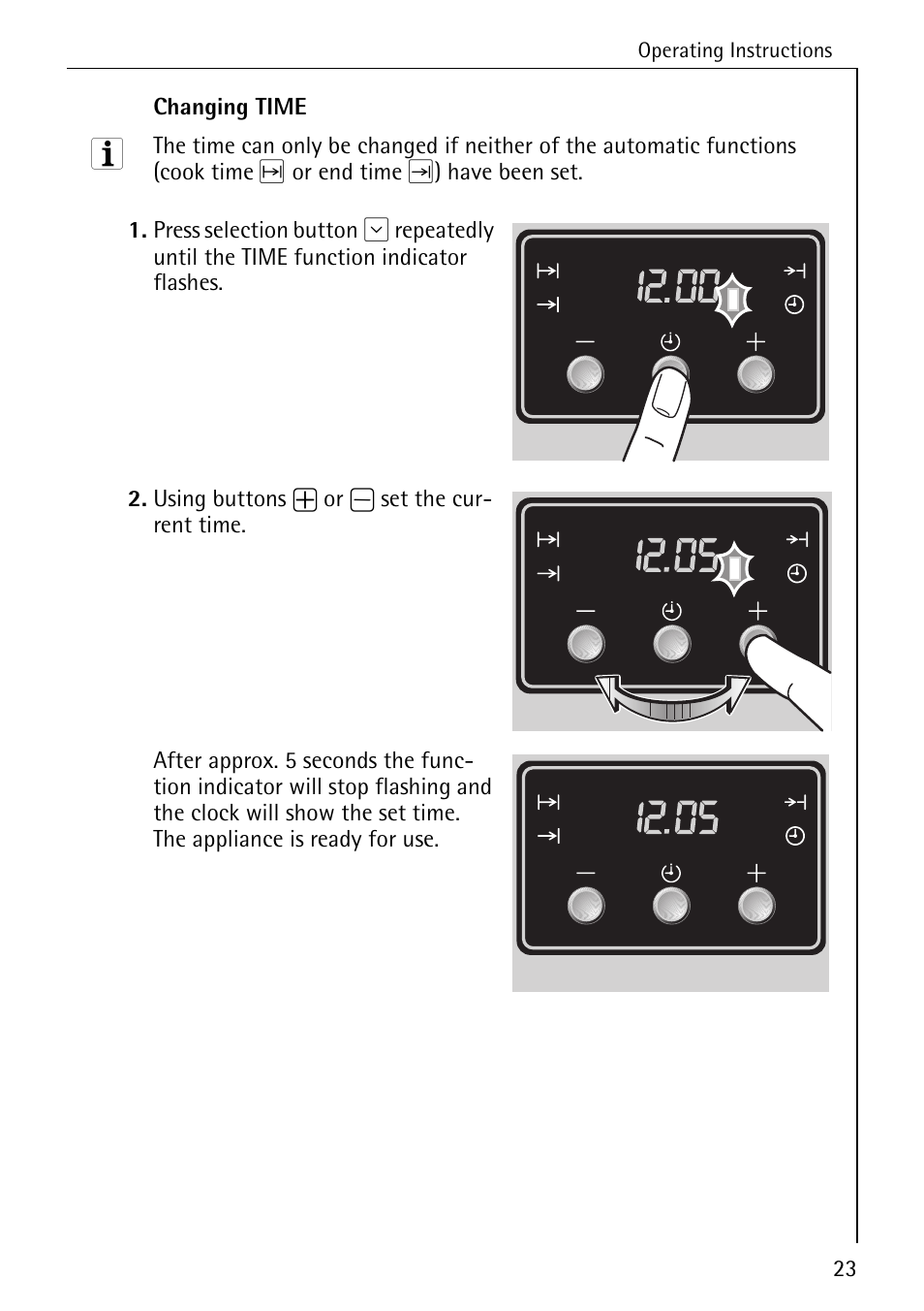 Electrolux B2190-1 User Manual | Page 23 / 56