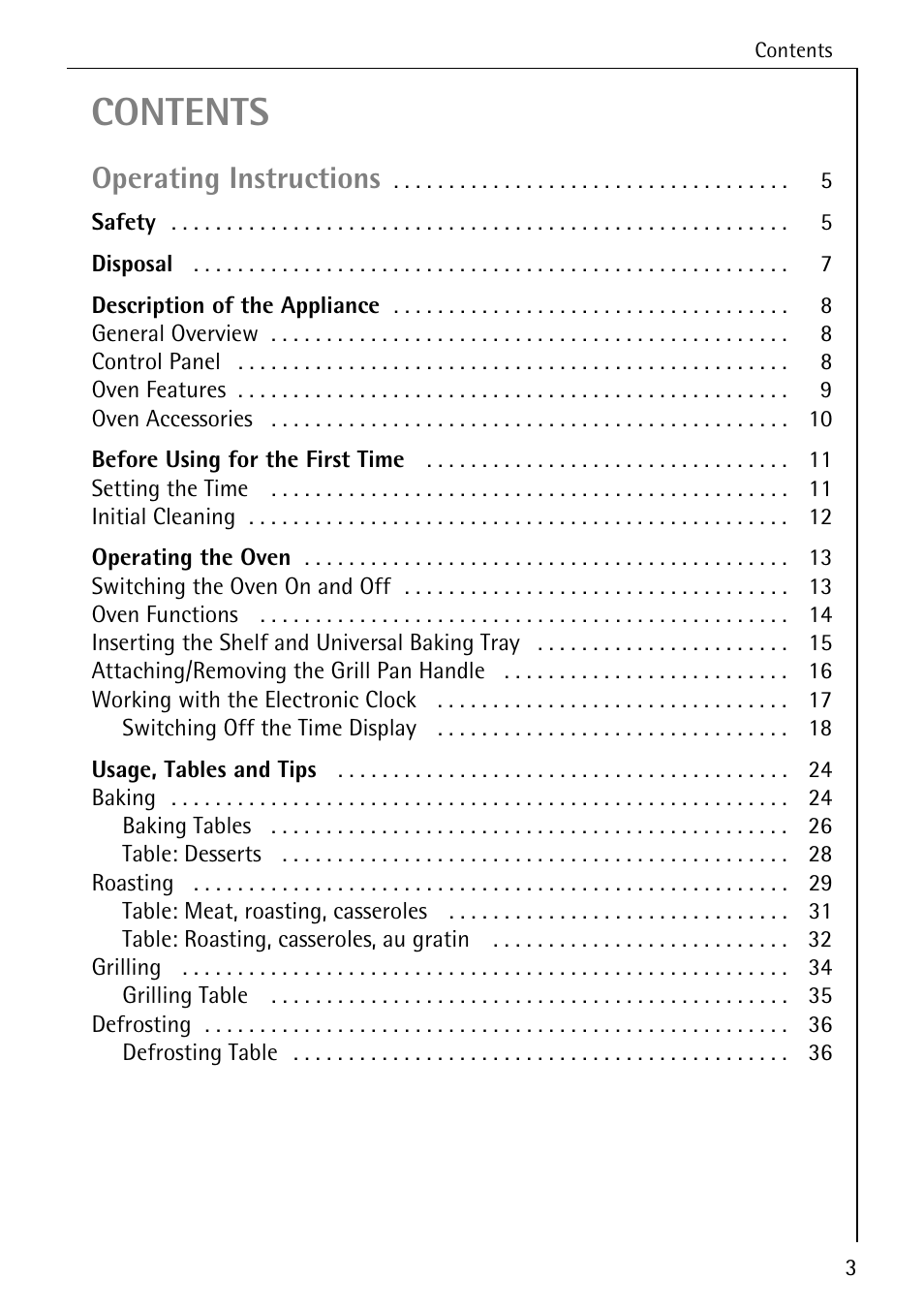 Electrolux B2190-1 User Manual | Page 3 / 56