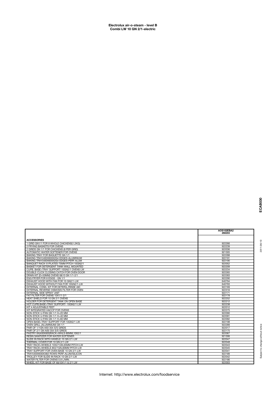 Electrolux Air-O-Steam 268003 User Manual | Page 3 / 4