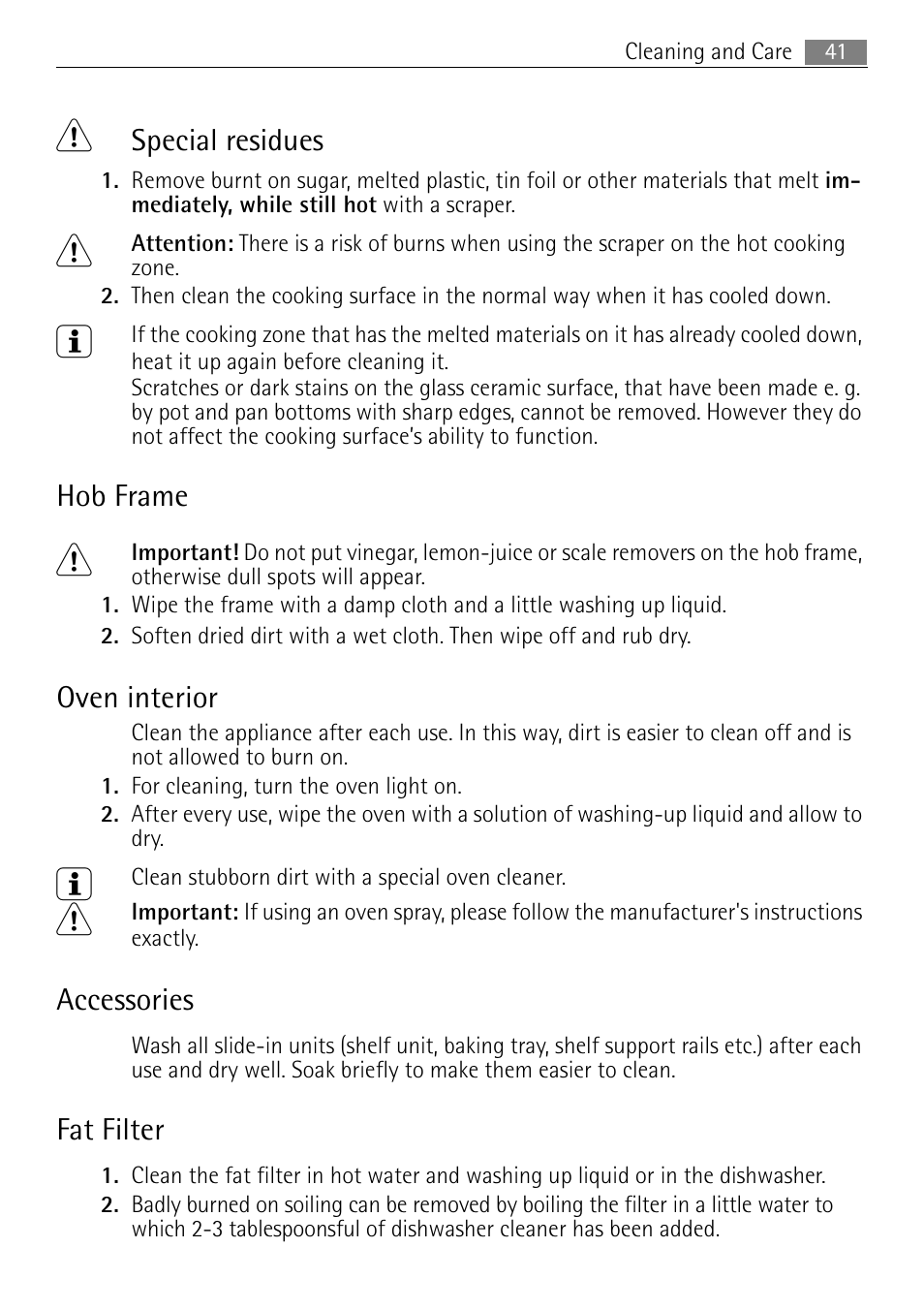 Electrolux 41016VH User Manual | Page 41 / 60