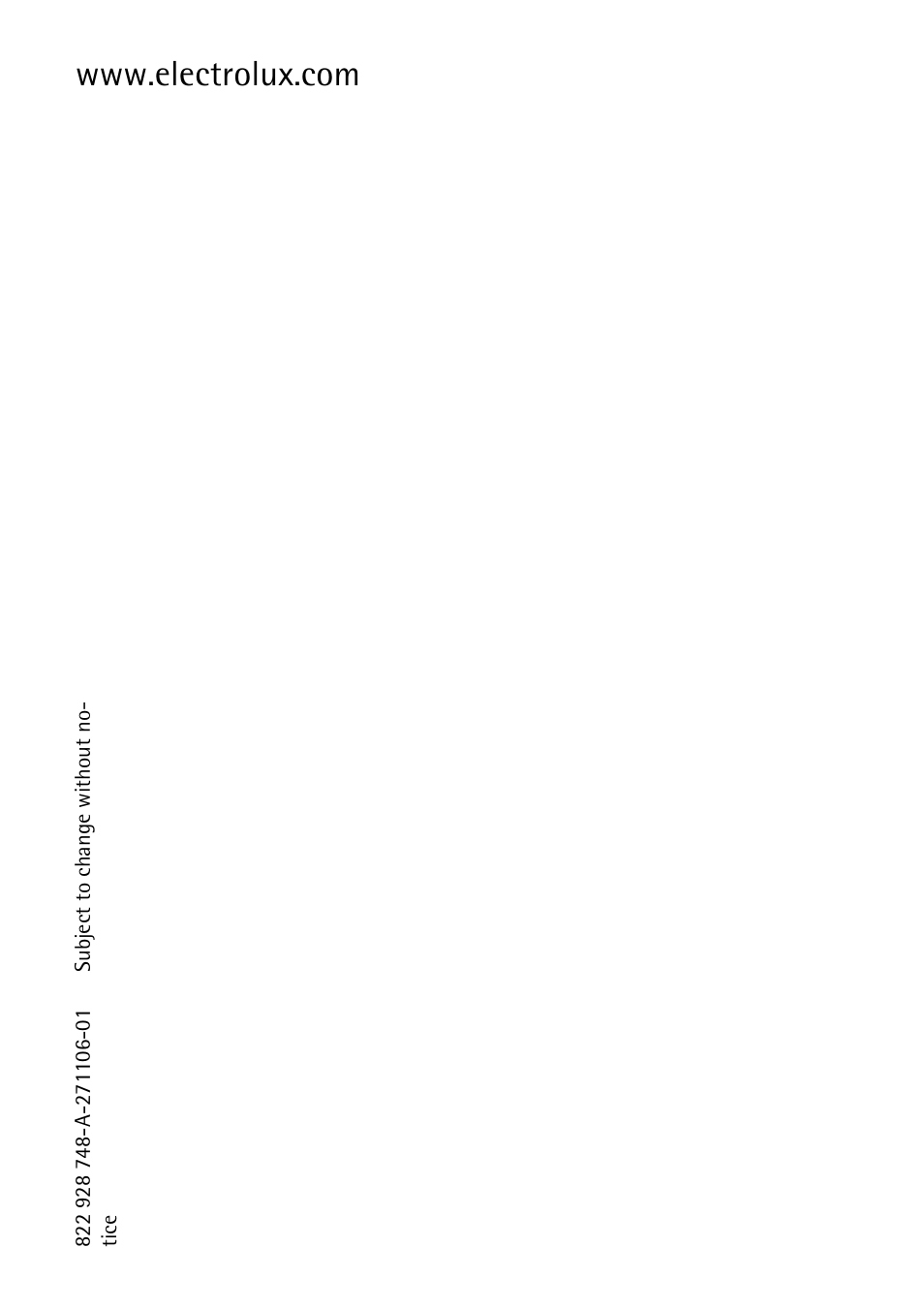 Electrolux 41016VH User Manual | Page 60 / 60