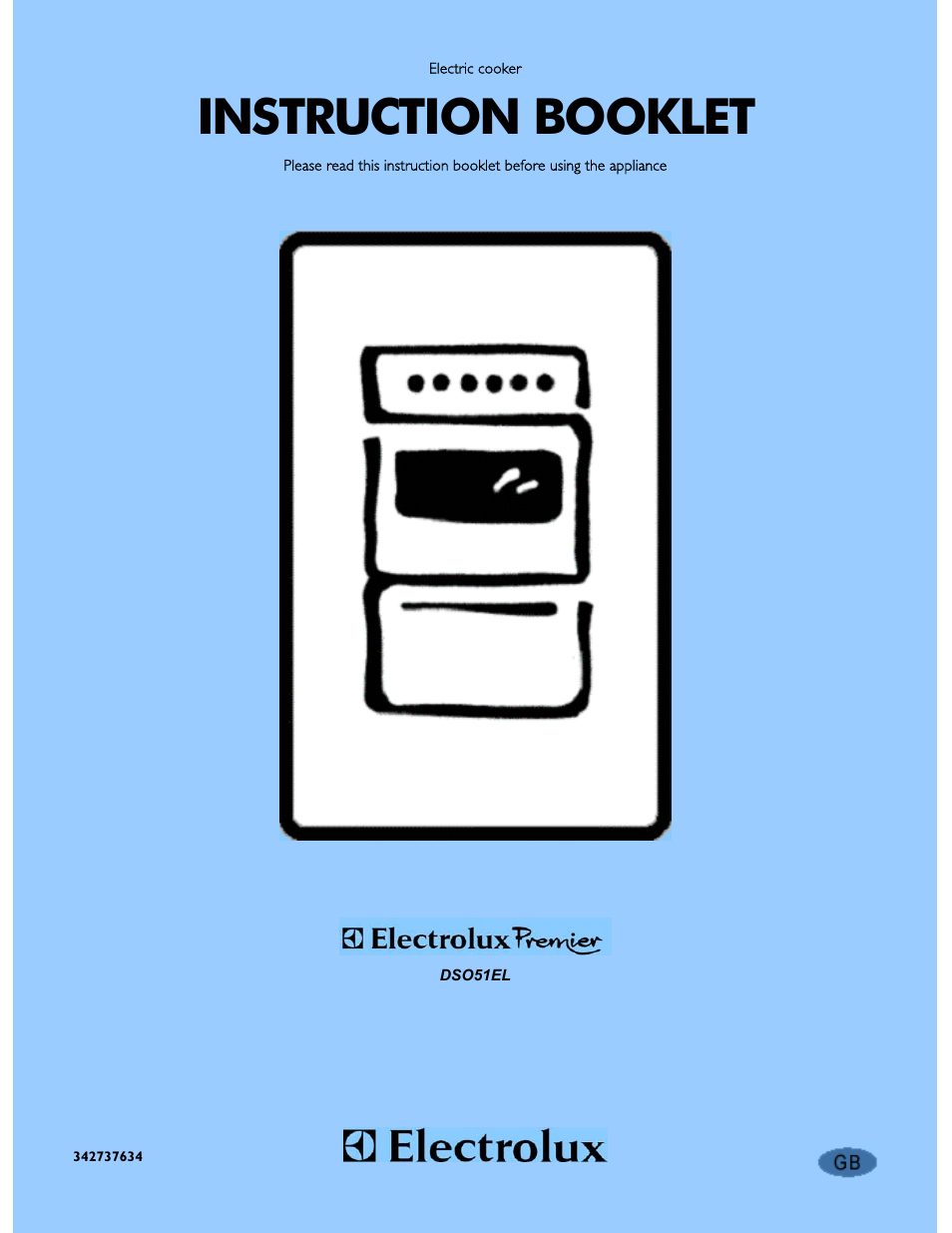 Electrolux DSO51EL User Manual | 20 pages
