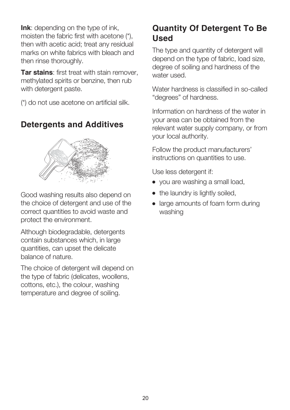 Electrolux EWT704 User Manual | Page 20 / 31