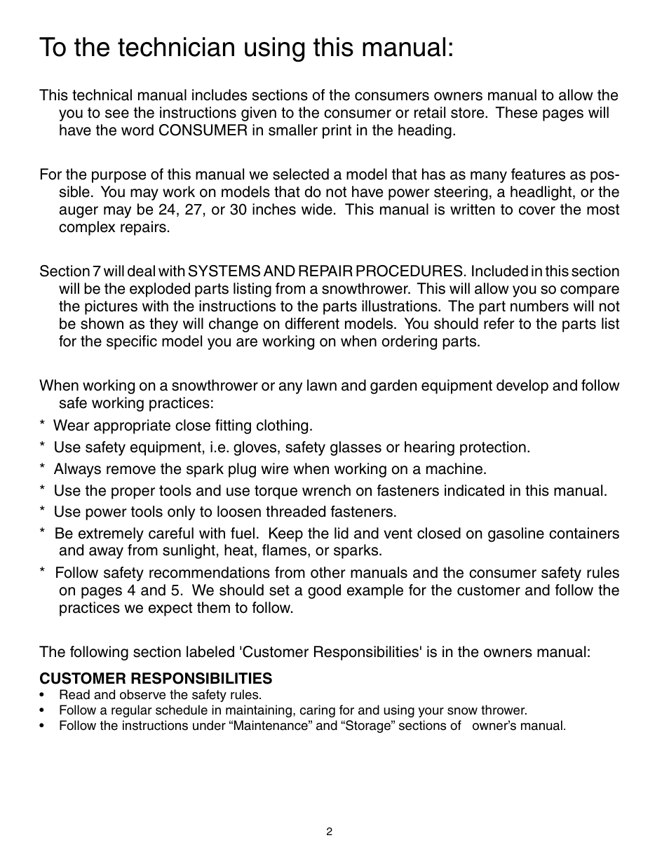 Electrolux OHV User Manual | Page 2 / 52