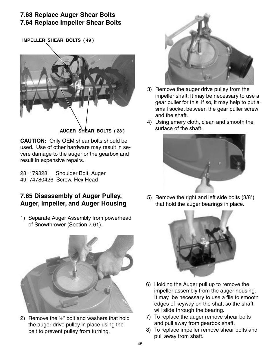 Electrolux OHV User Manual | Page 45 / 52