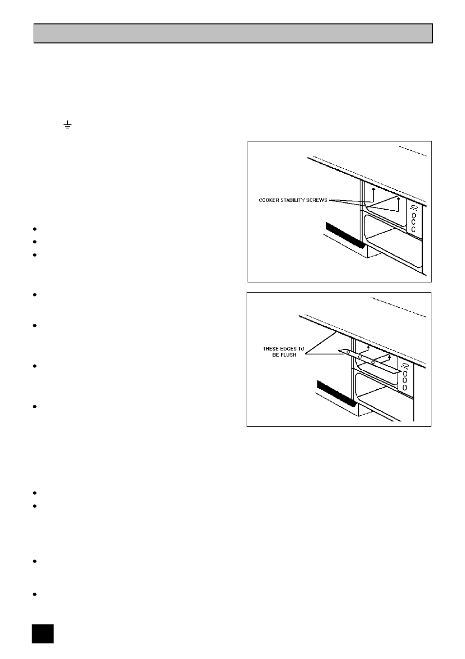 Installation instructions, Installation between cabinets, Checking electrical connections | Electrolux EDB 874 User Manual | Page 46 / 52