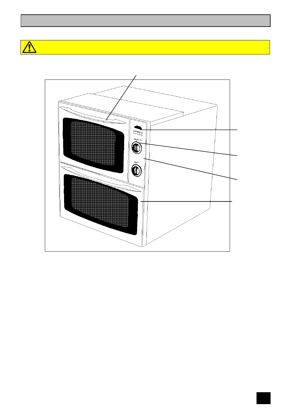 Description of the cooker, Built in gas double oven | Electrolux EDB 874 User Manual | Page 5 / 52