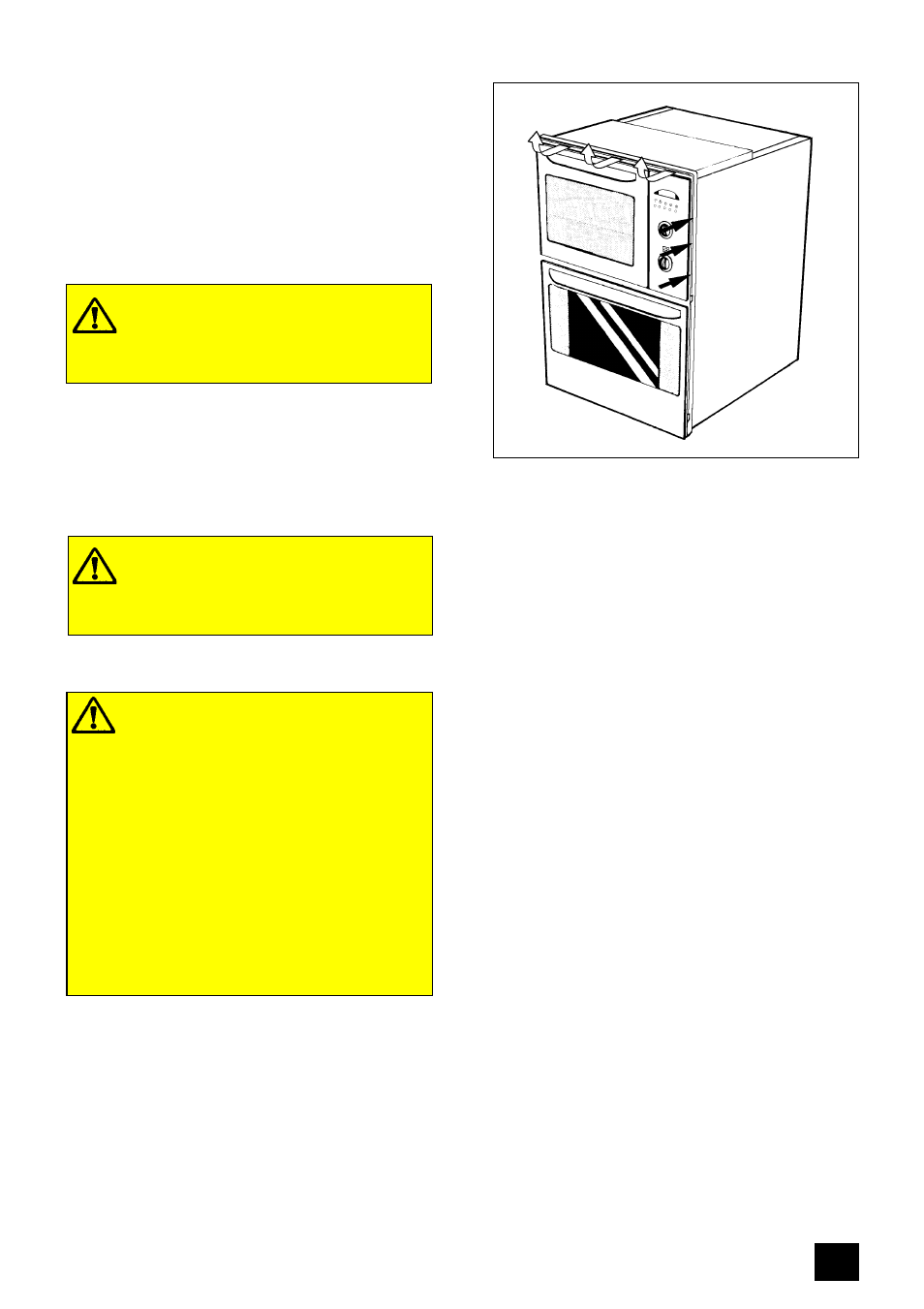 Location, The cooling fan for the controls | Electrolux EDB 874 User Manual | Page 7 / 52