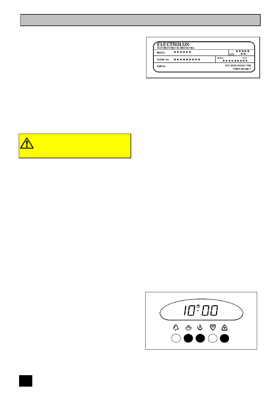 Before using the cooker | Electrolux EDB 874 User Manual | Page 8 / 52