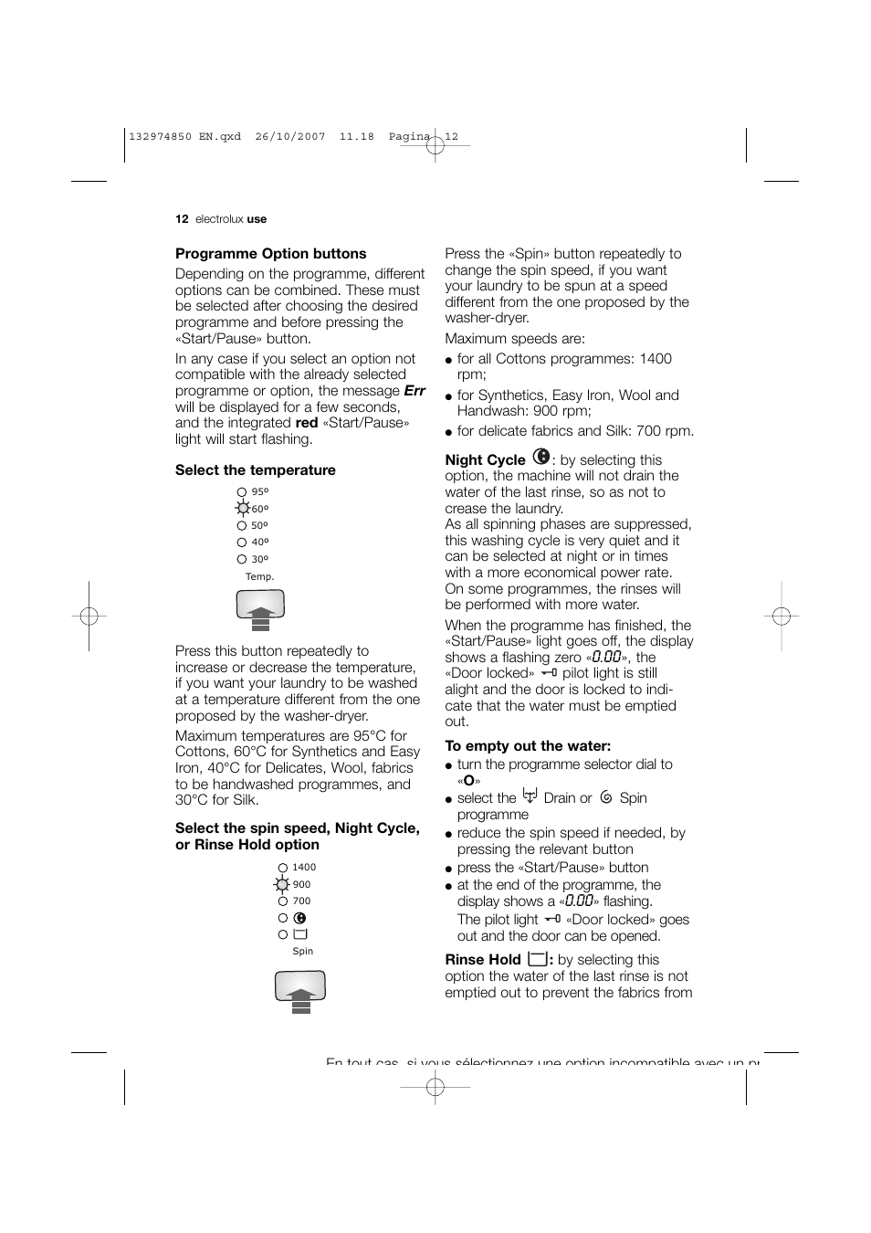 Electrolux EWX 14440 W User Manual | Page 12 / 52