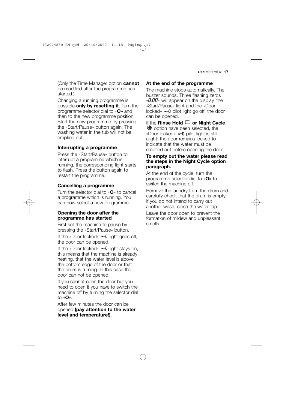 Electrolux EWX 14440 W User Manual | Page 17 / 52