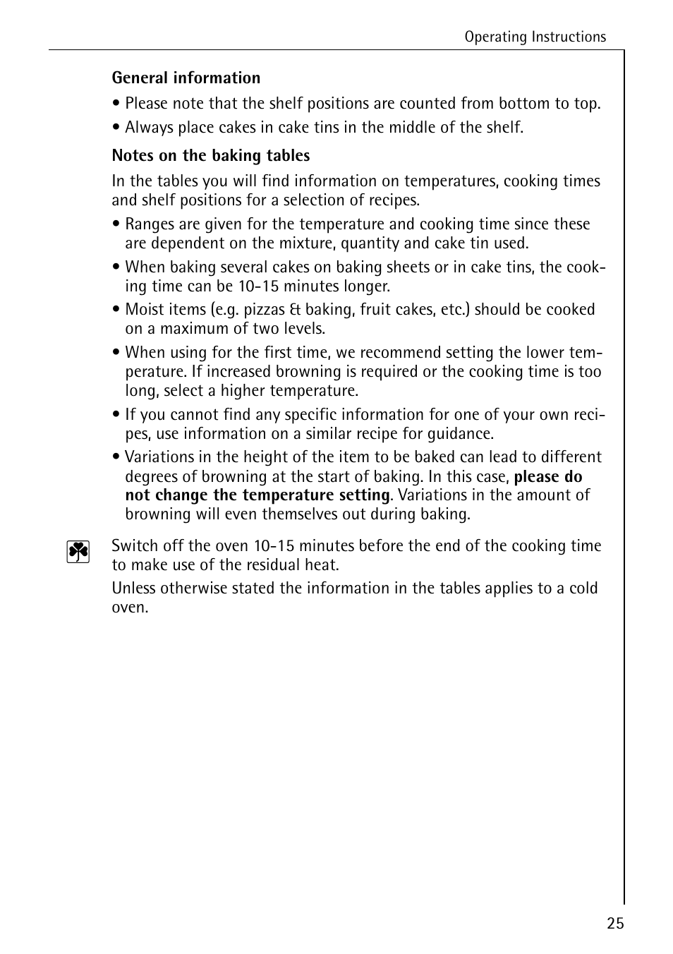 Electrolux B1180-1 User Manual | Page 25 / 56